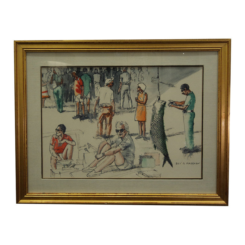 Bill Hammon Watercolor Painting