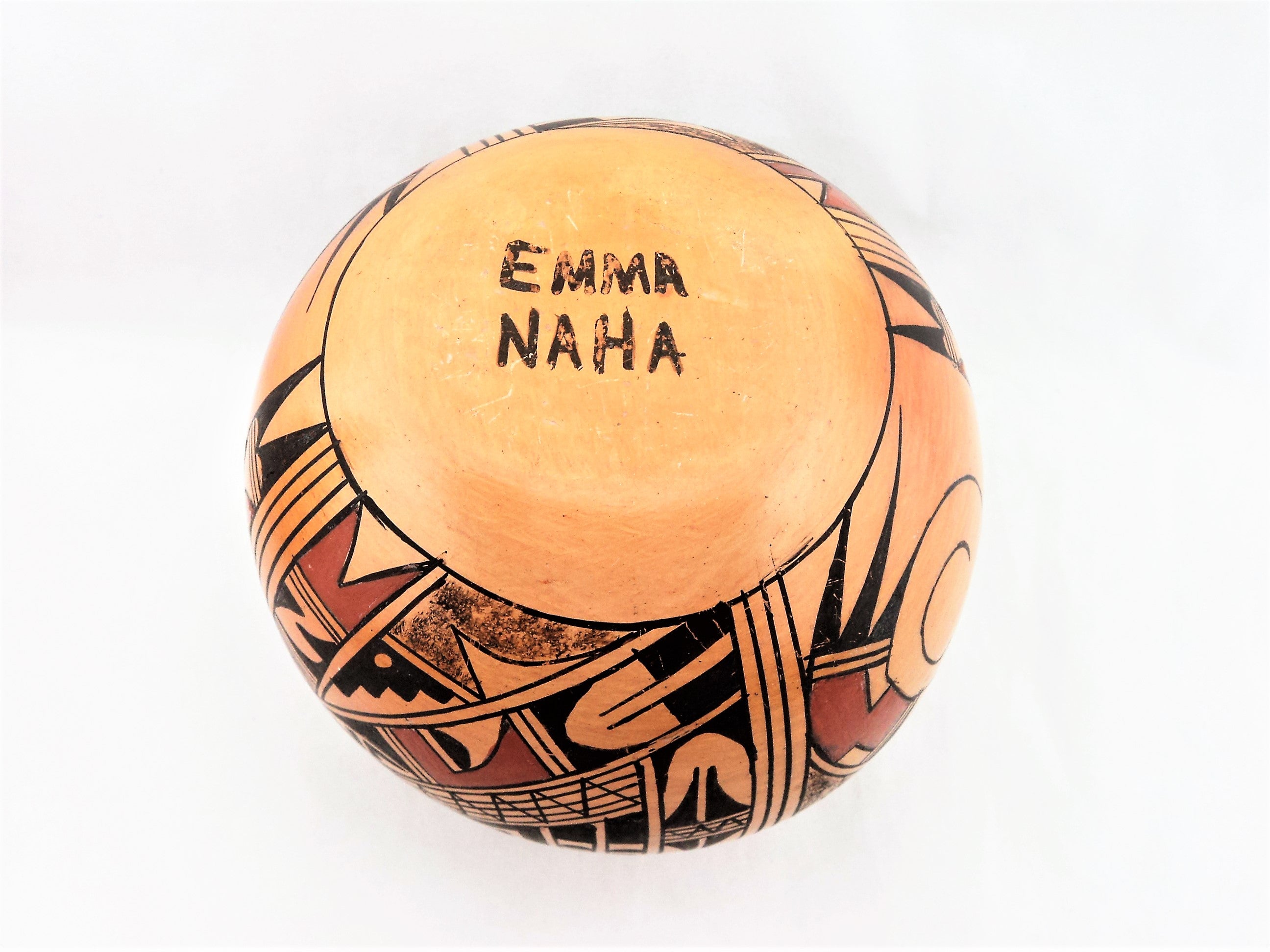 Emma Naha Hopi Pueblo Sikyatki Pottery Bowl