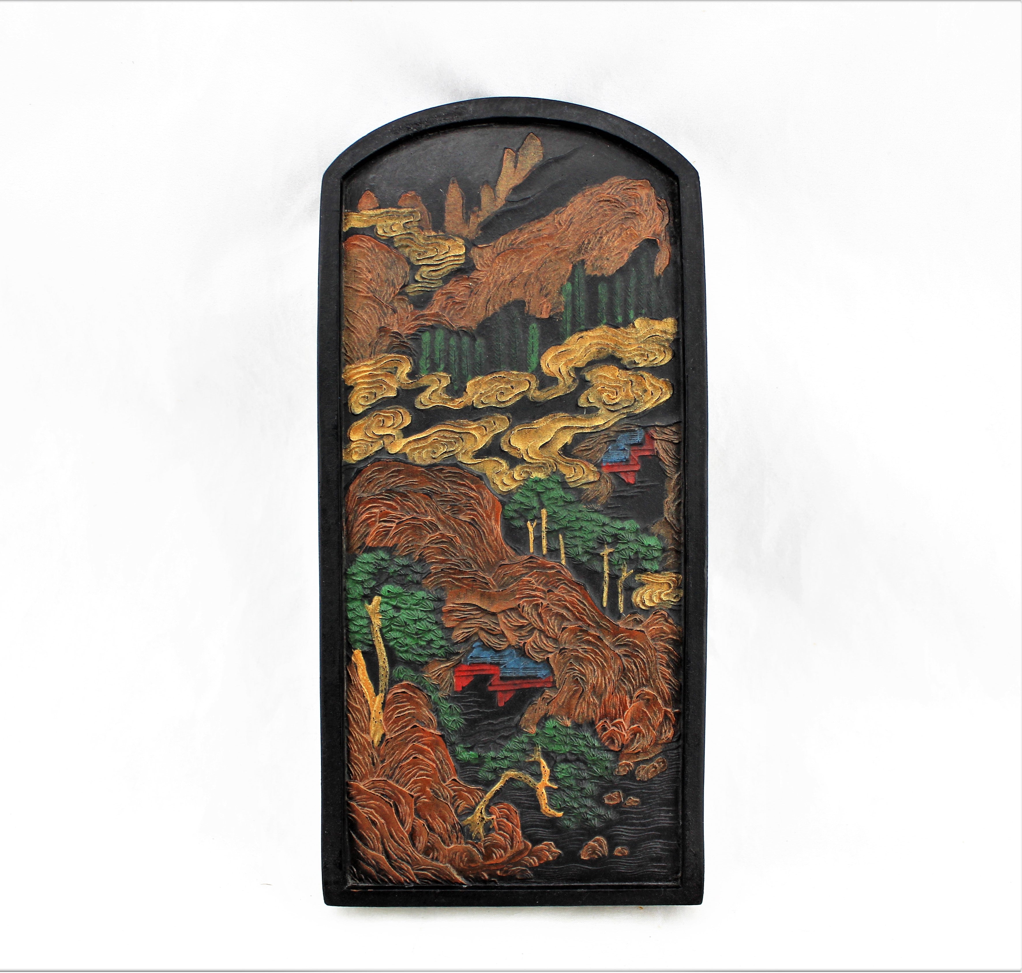 Black Ink Stick Plaque