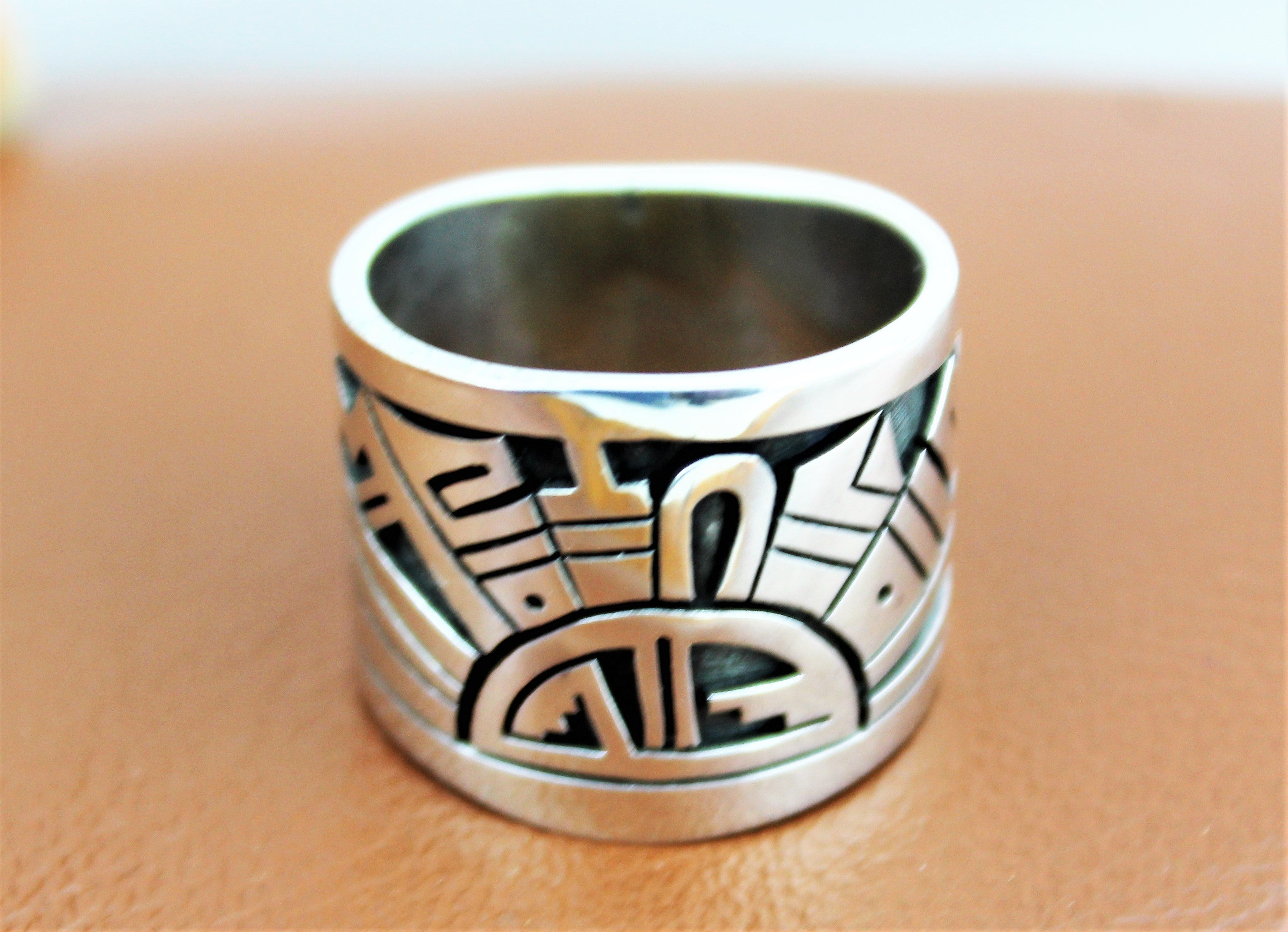 Berra Tawahongva Sun and Clouds Sterling Ring