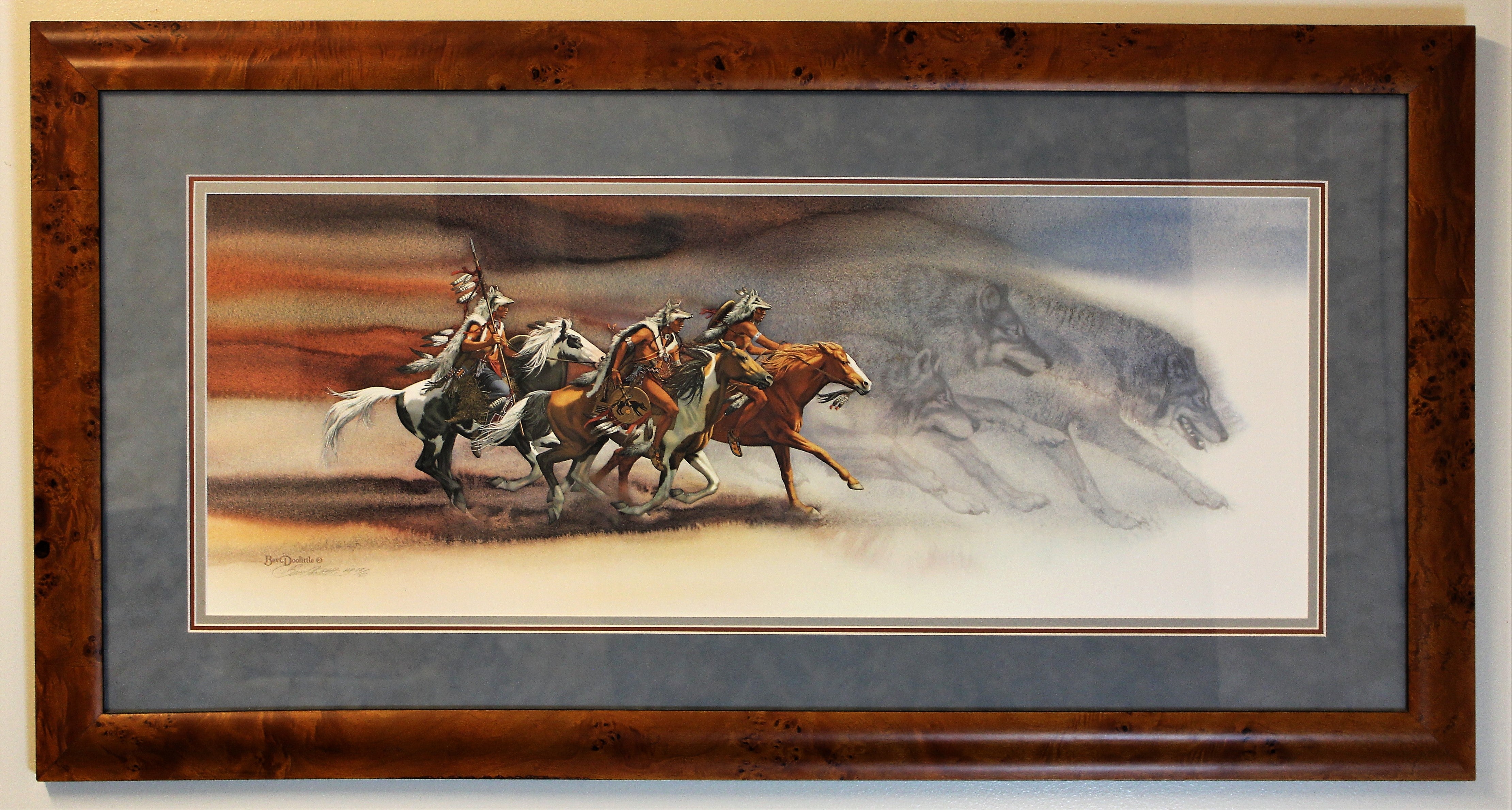 Wolves of The Crow Artists Proof by Bev Doolittle