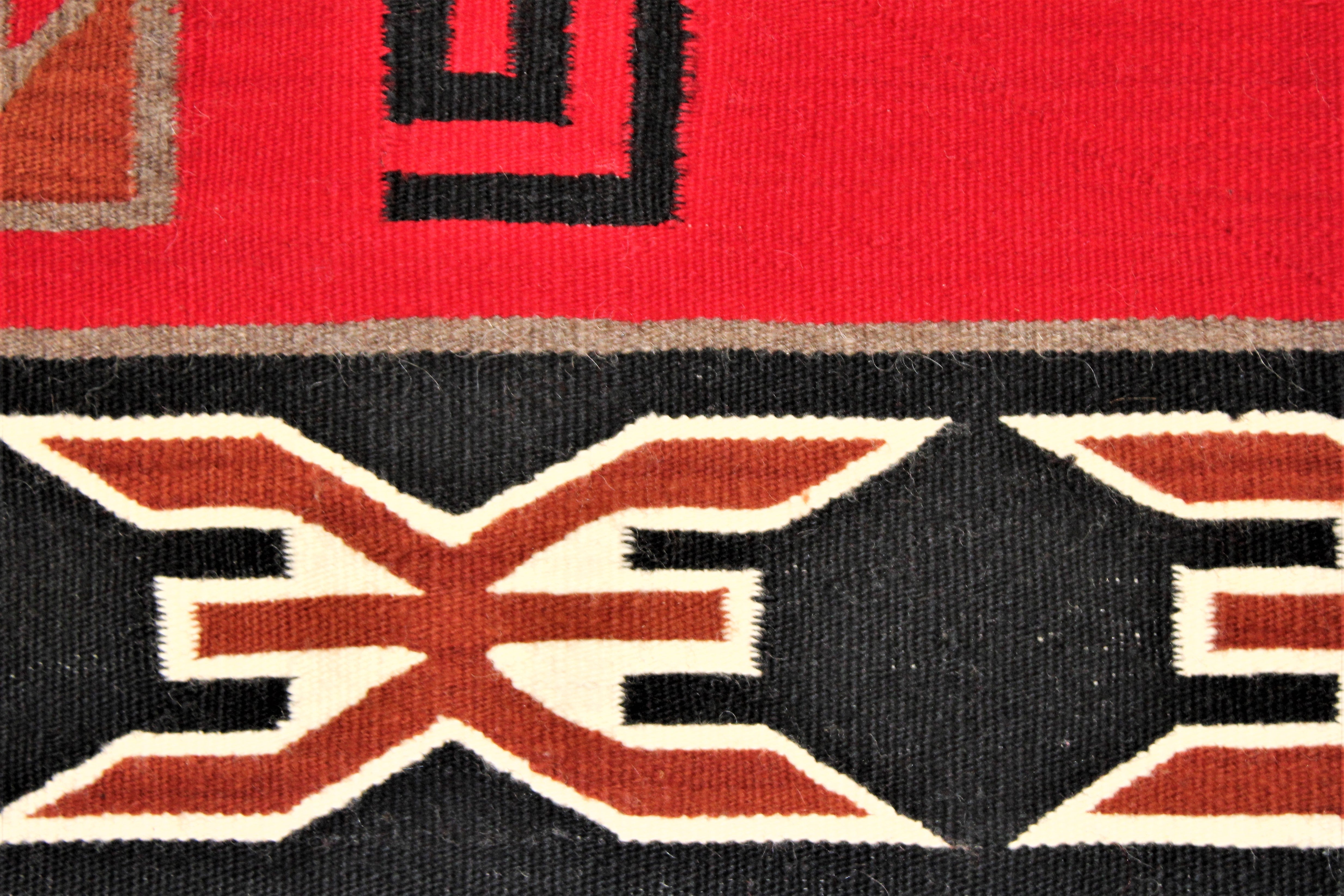 1950s Ganado Pattern Navajo Rug