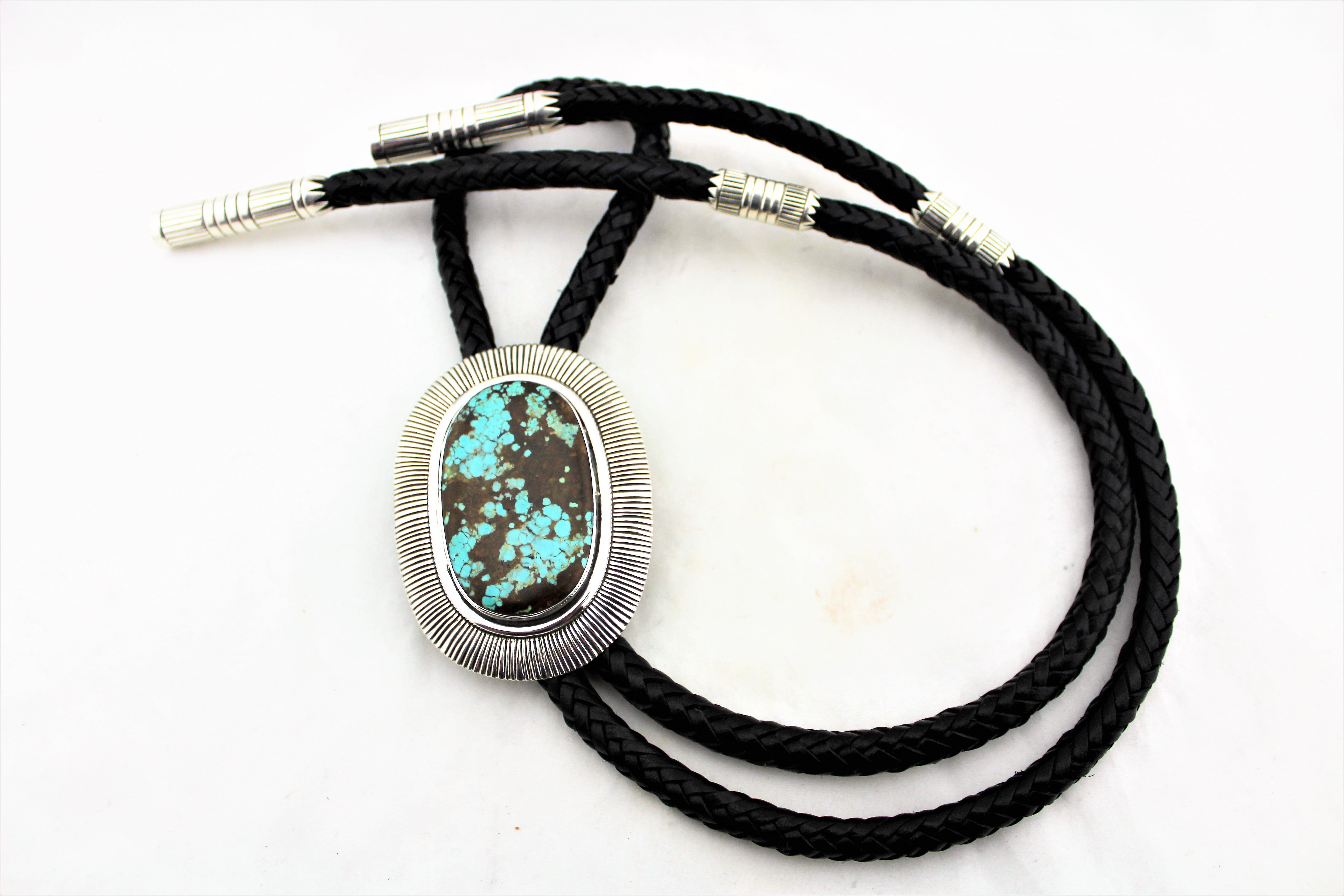 Gilbert Thomas Sterling Silver Bolo Tie