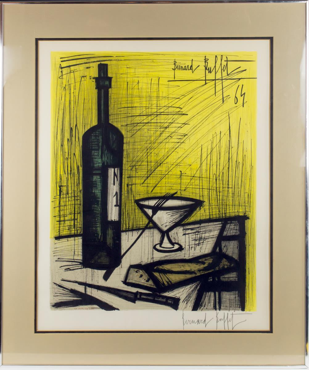 Bernard Buffet Still Life Lithograph