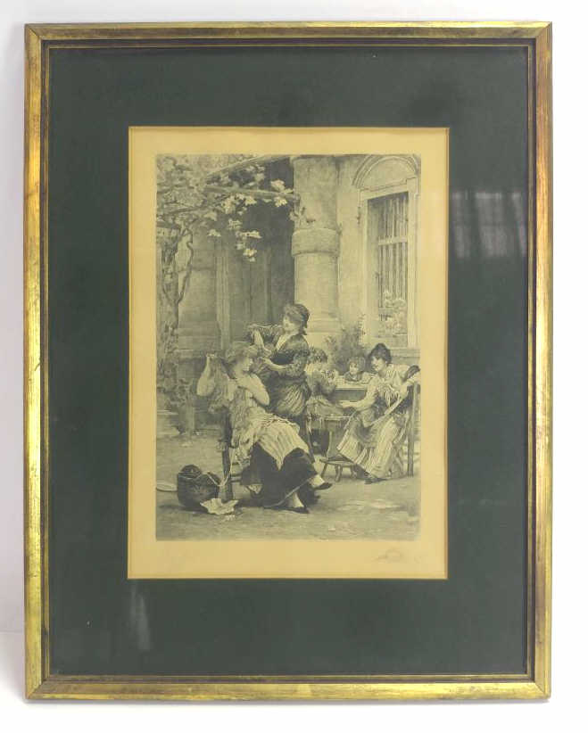 Art Nouveau Engraving