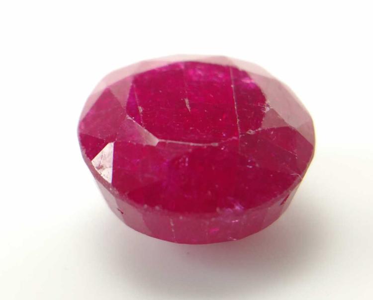 Large Round Cut Ruby