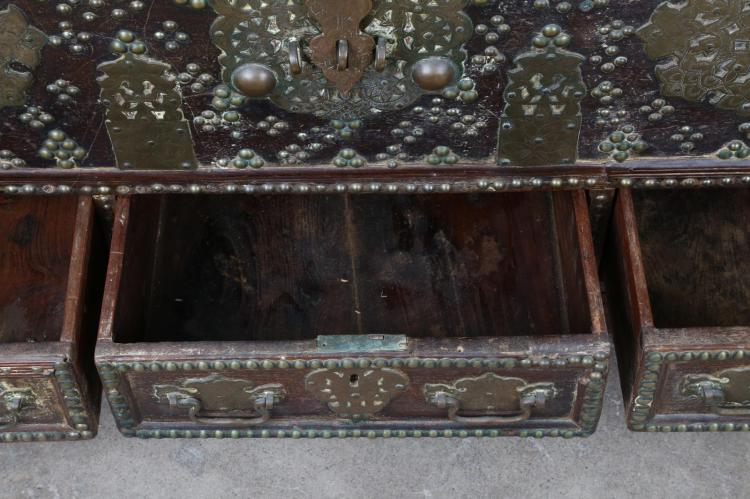 Large Antique Middle Eastern Dowry Chest