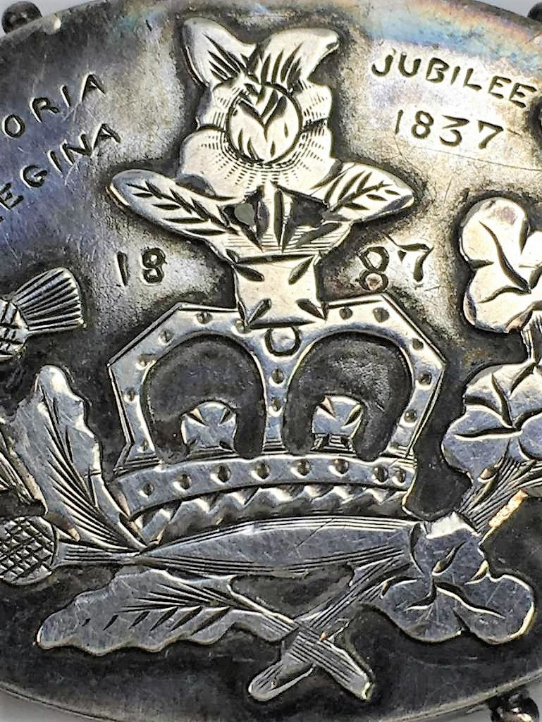 Silver Queen Victoria Jubilee Pin