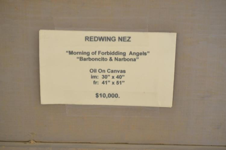 Redwing Nez Navajo Original Signed Oil Painting