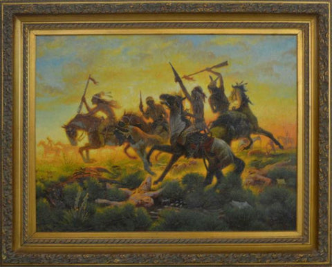 Redwing Nez Navajo Original Signed Oil Painting