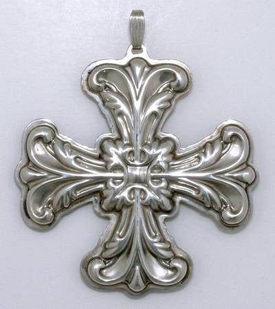 Reed & Barton Sterling Silver 1994 Christmas Cross Ornament