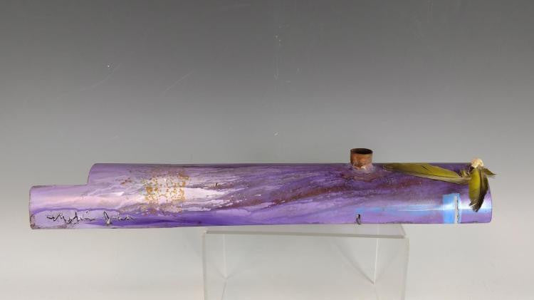 Southwest Native American Metal Pipe Art