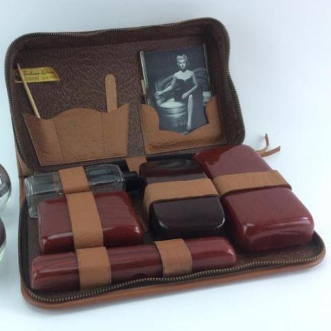 Vintage Gentleman's Leather Travel Kit