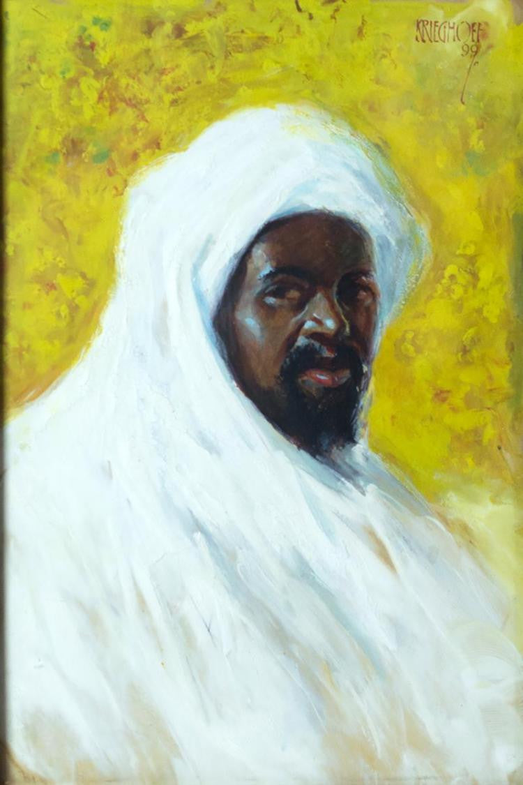 1899 Bedouin Portrait by William Krieghoff (1875-1930)