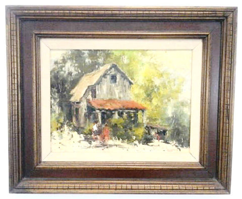 Robert Wagner Framed Oil Painting