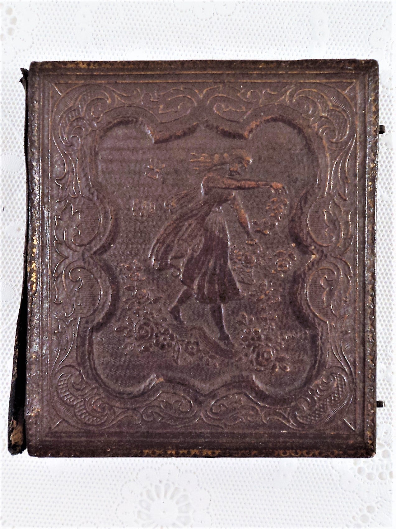 Antique Daguerreotype Mother and Child Photo