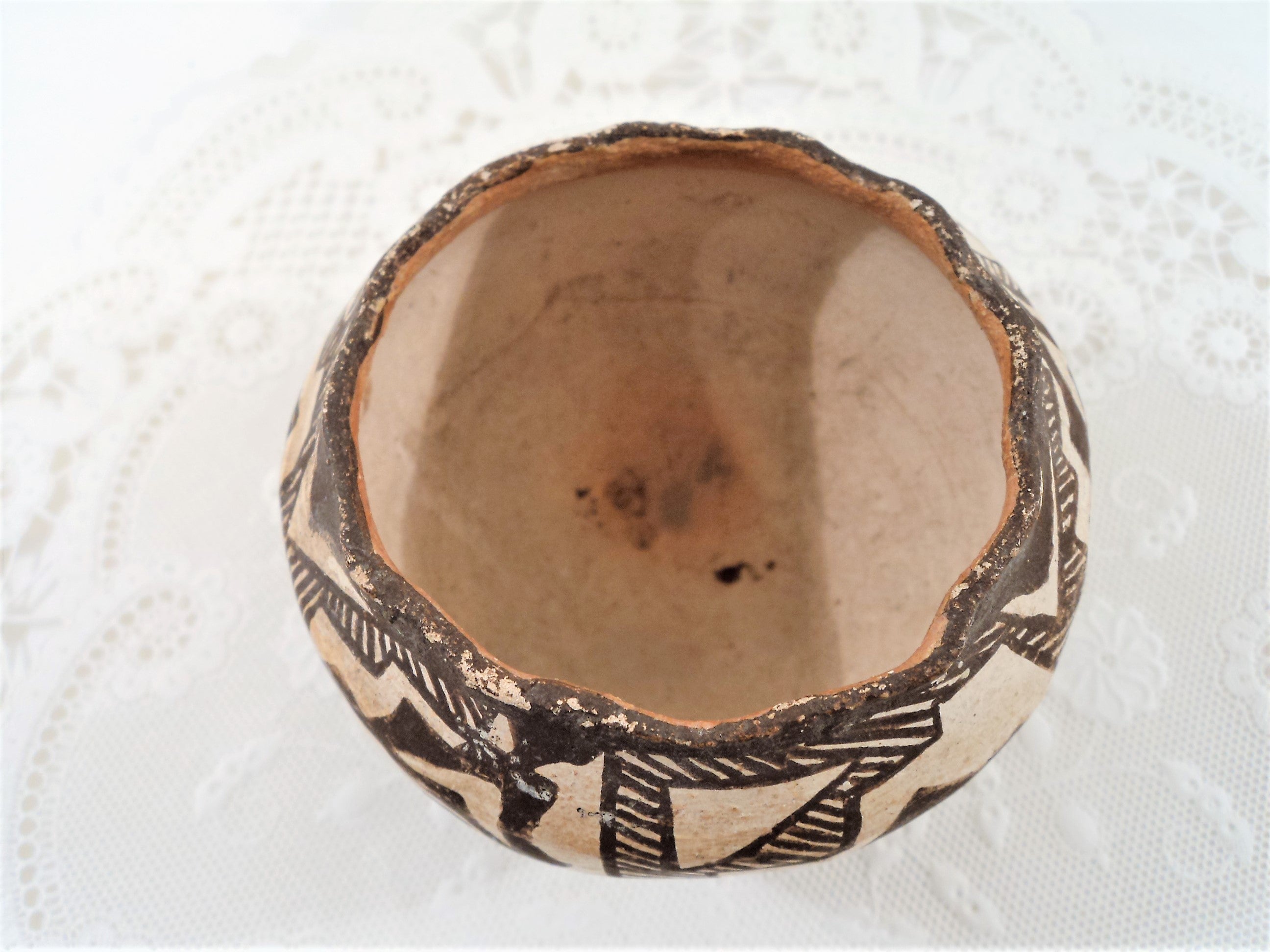 1880s Zuni Mini Pottery Bowl