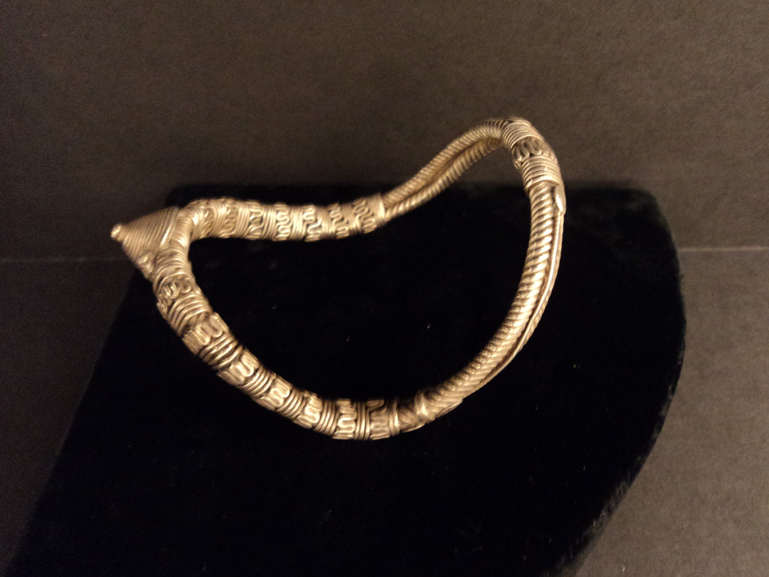 Antique Old Silver Bajuband Armlet