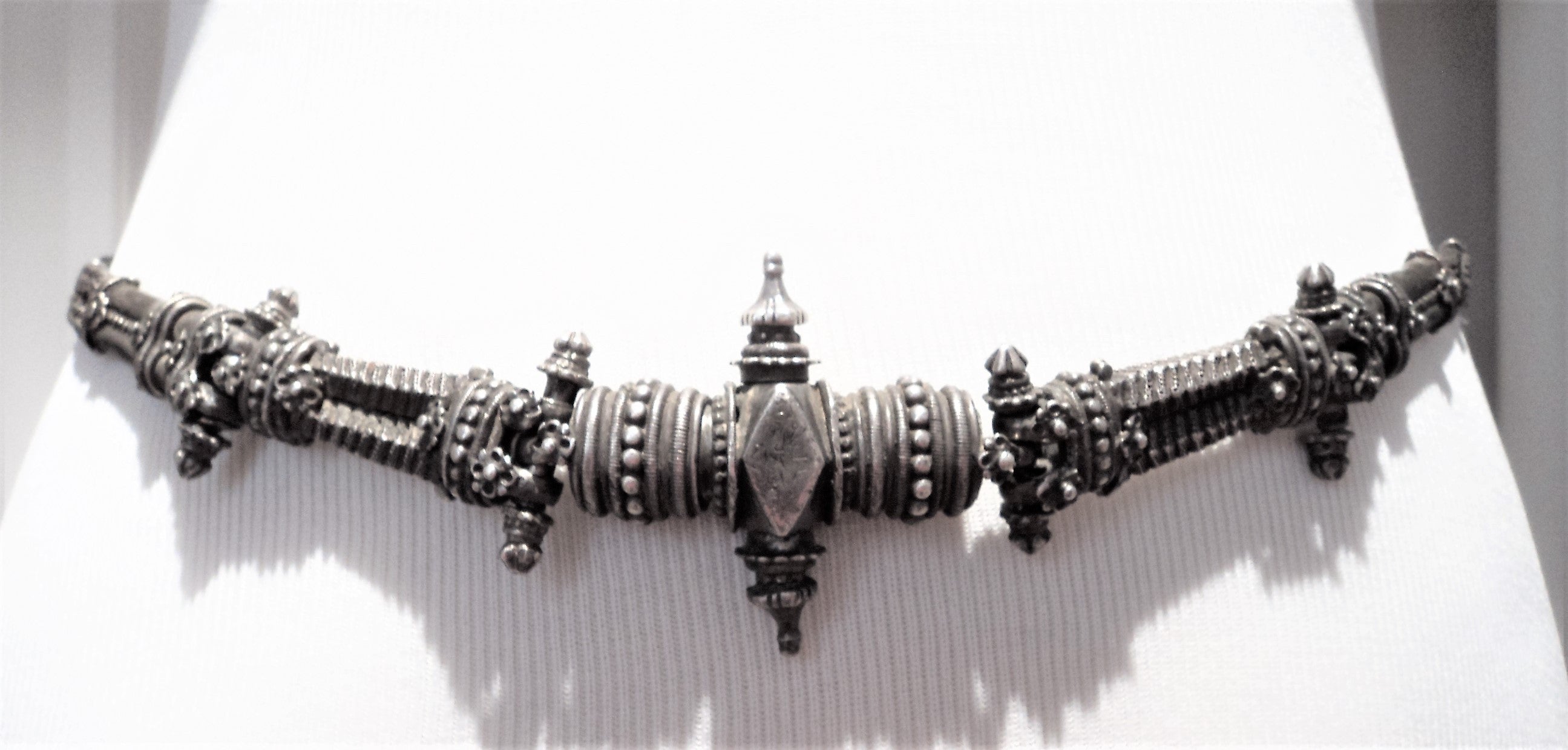 Antique Old Silver Kamarpatti Maharashtra India Belt