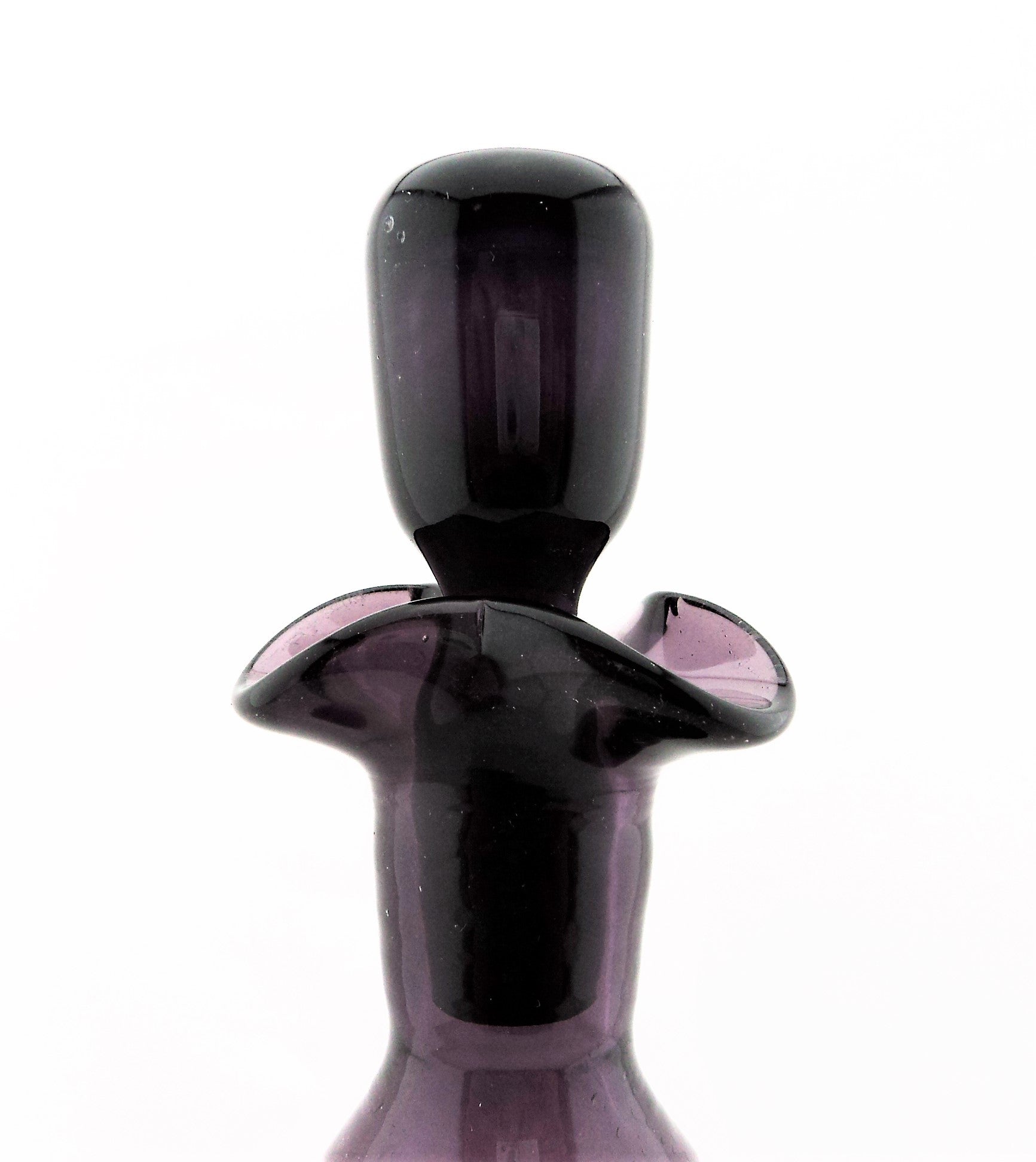 Mid-Century Blenko Amethyst Decanter