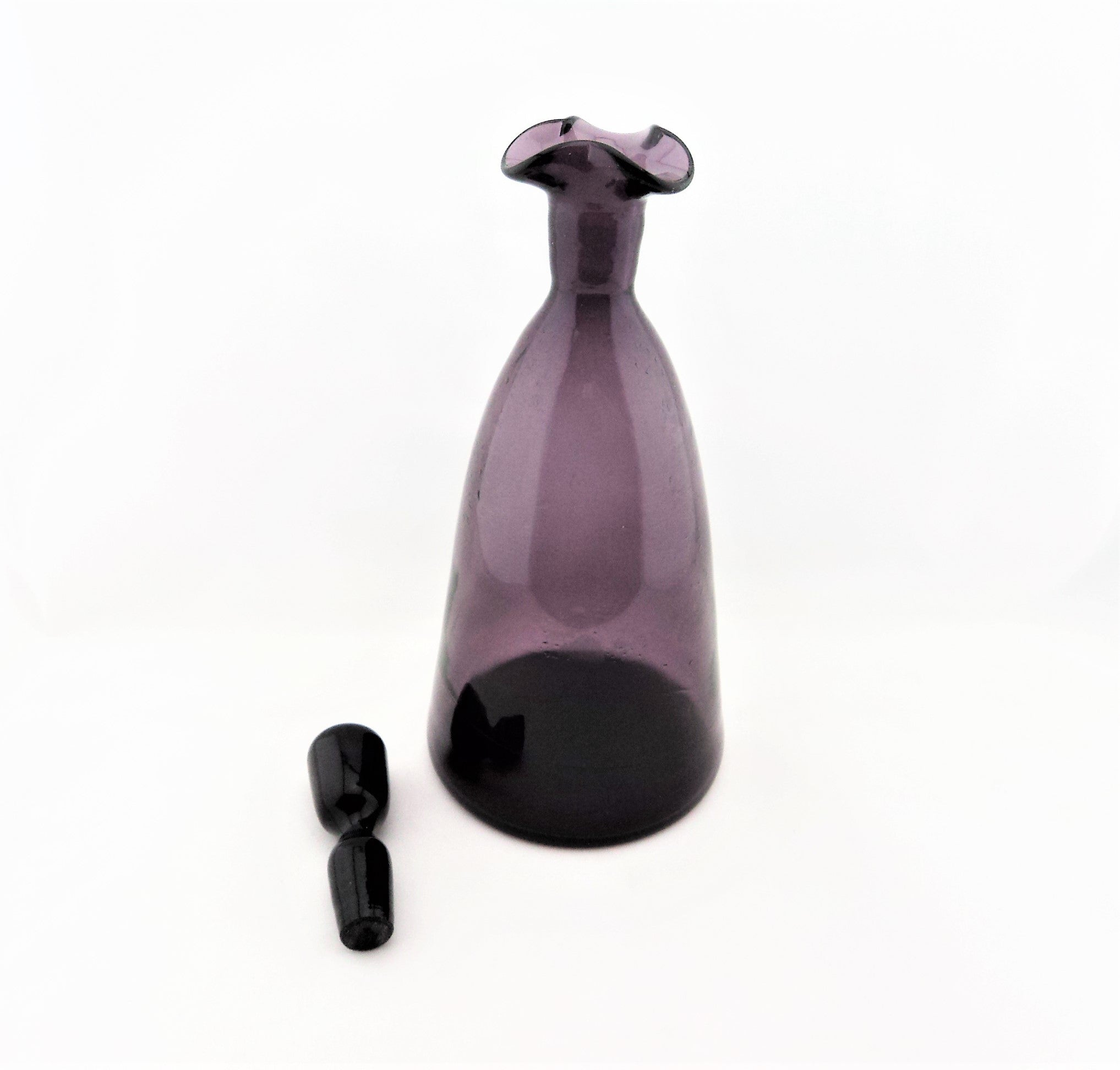 Mid-Century Blenko Amethyst Decanter