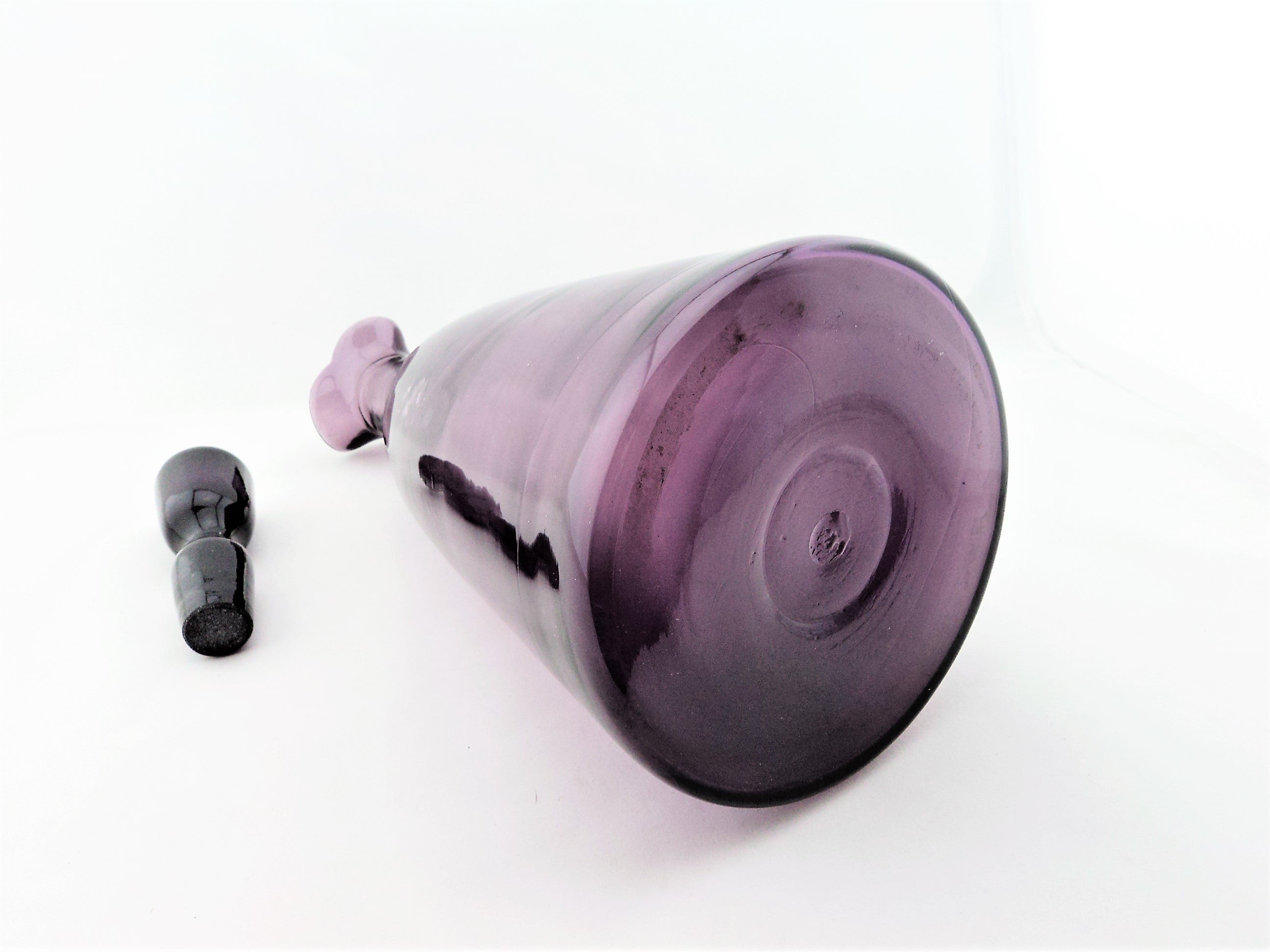 Mid-Century Blenko Amethyst Decanter