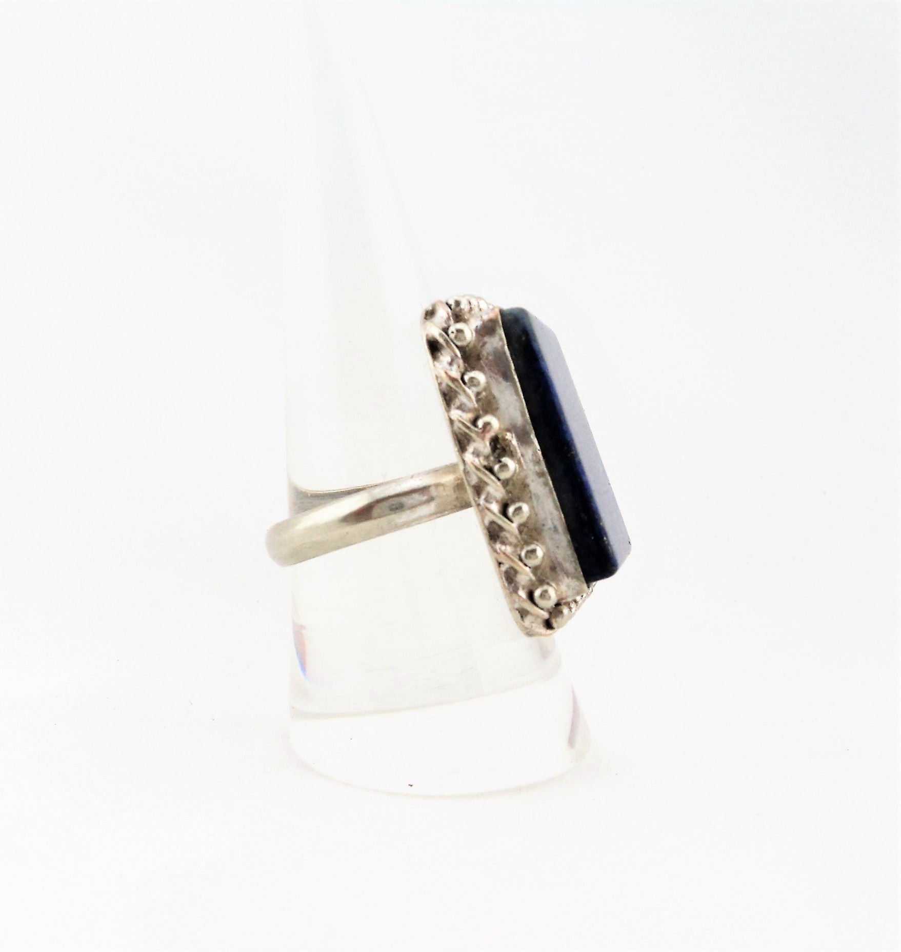 Sterling Silver and Lapiz Lazuli Ring