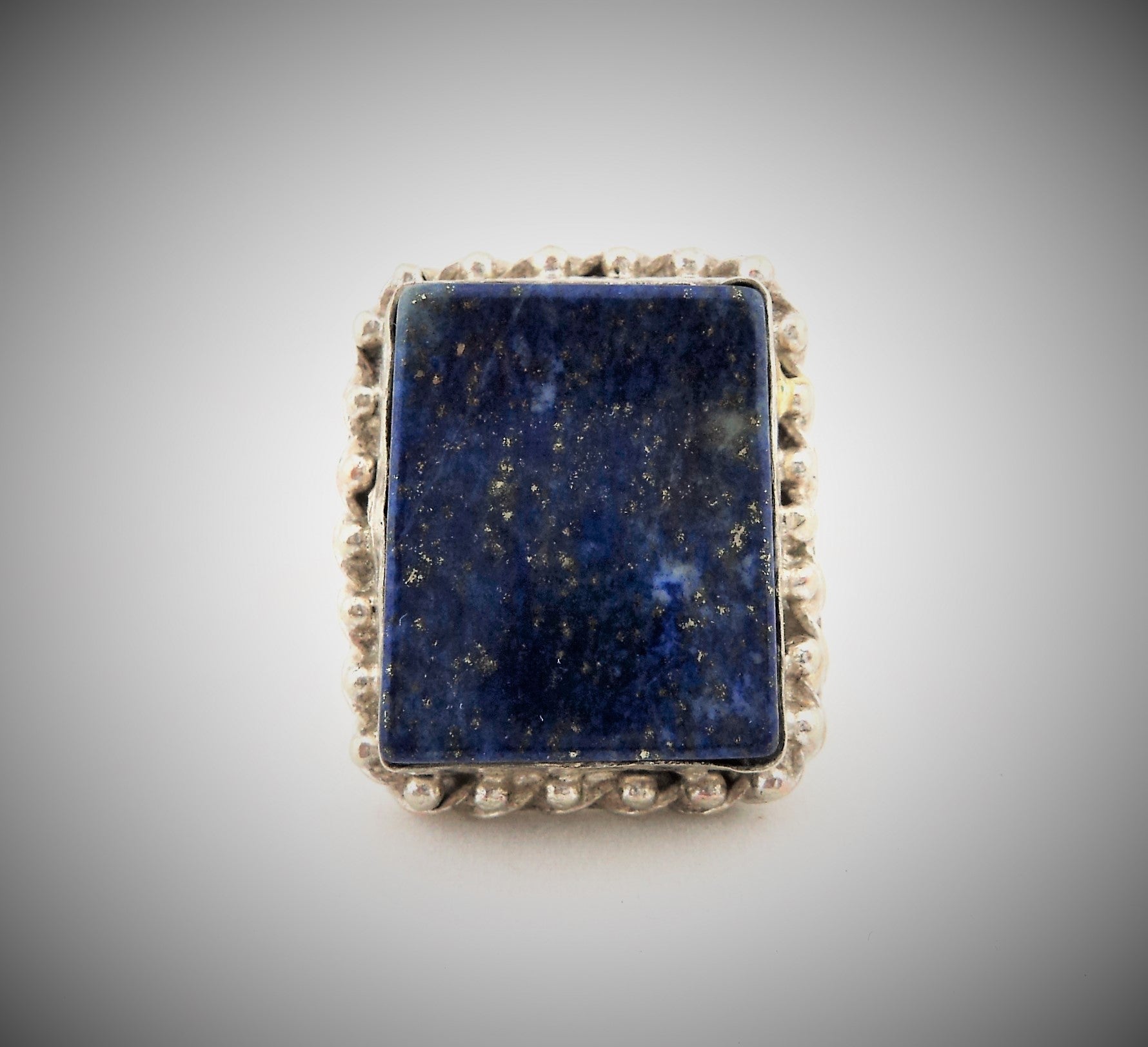 Sterling Silver and Lapiz Lazuli Ring
