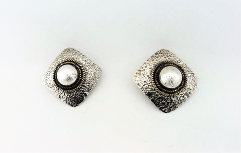 Vintage Mexico Sterling Silver Earrings