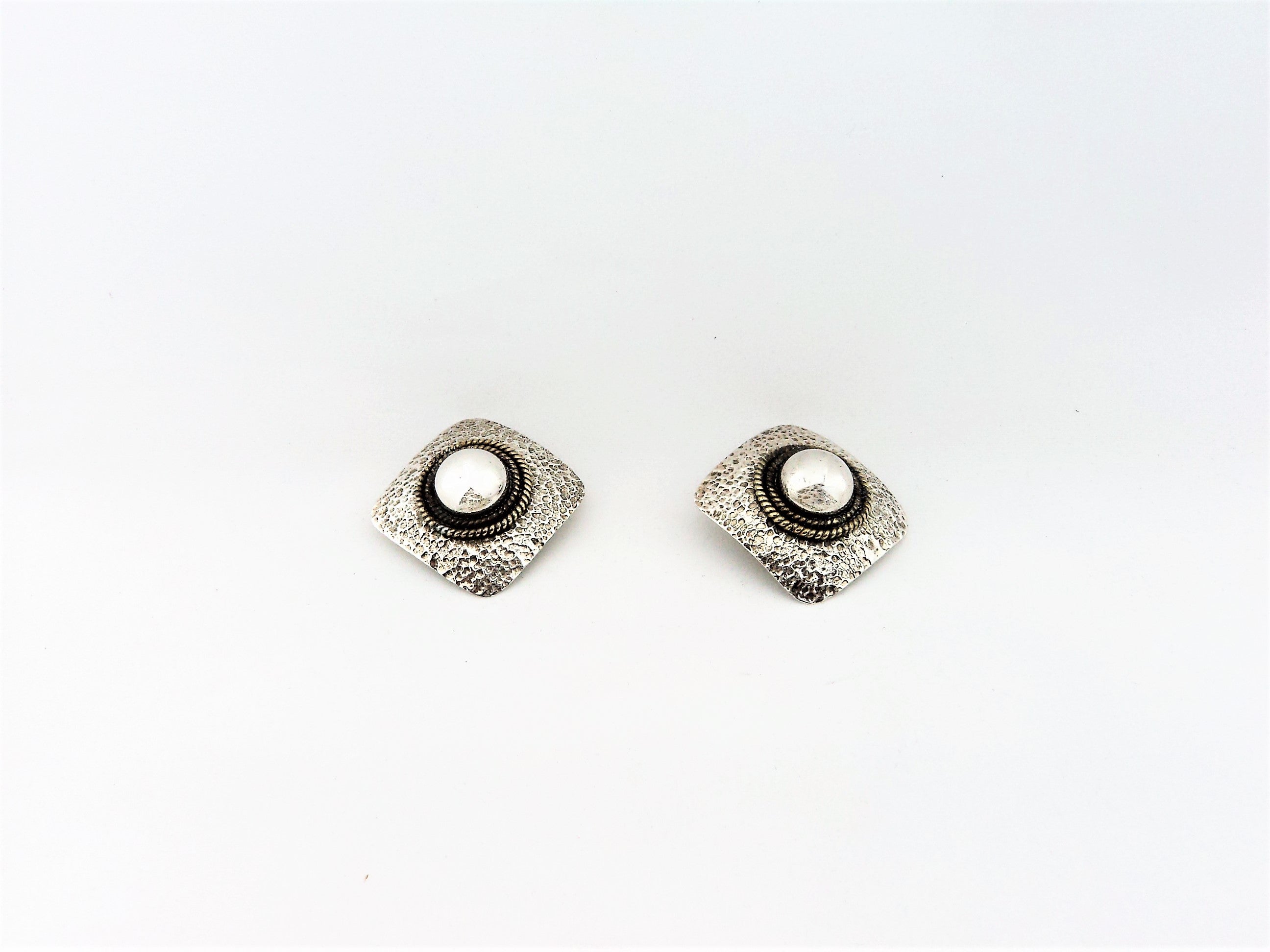 Vintage Mexico Sterling Silver Earrings