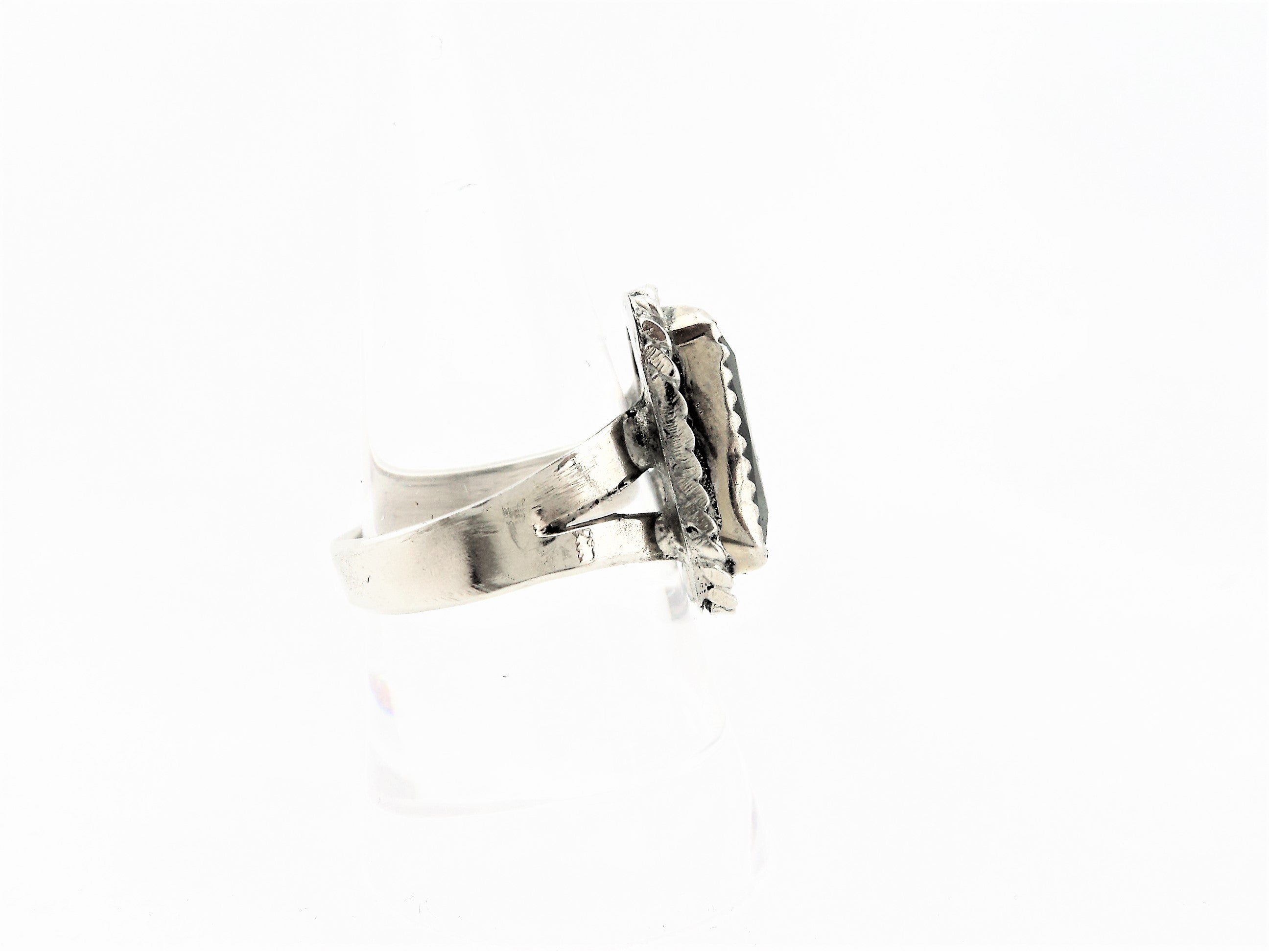 Silver and Emerald Ring