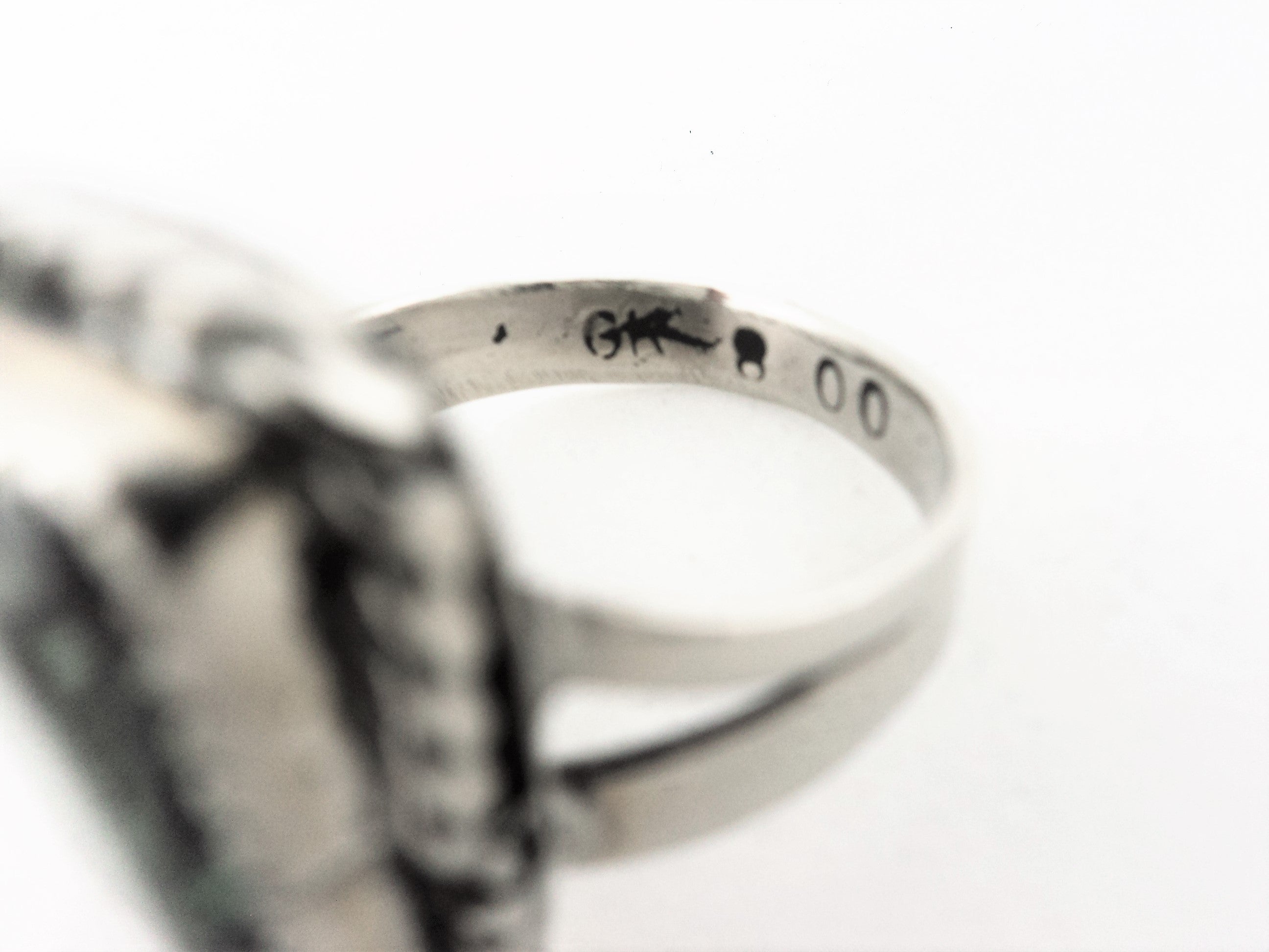 Silver and Emerald Ring