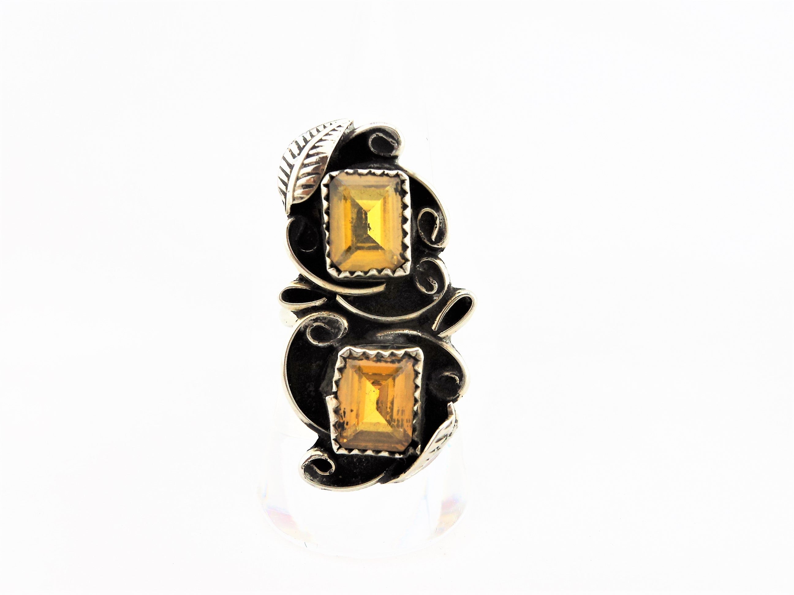 Citrine and Silver Ring