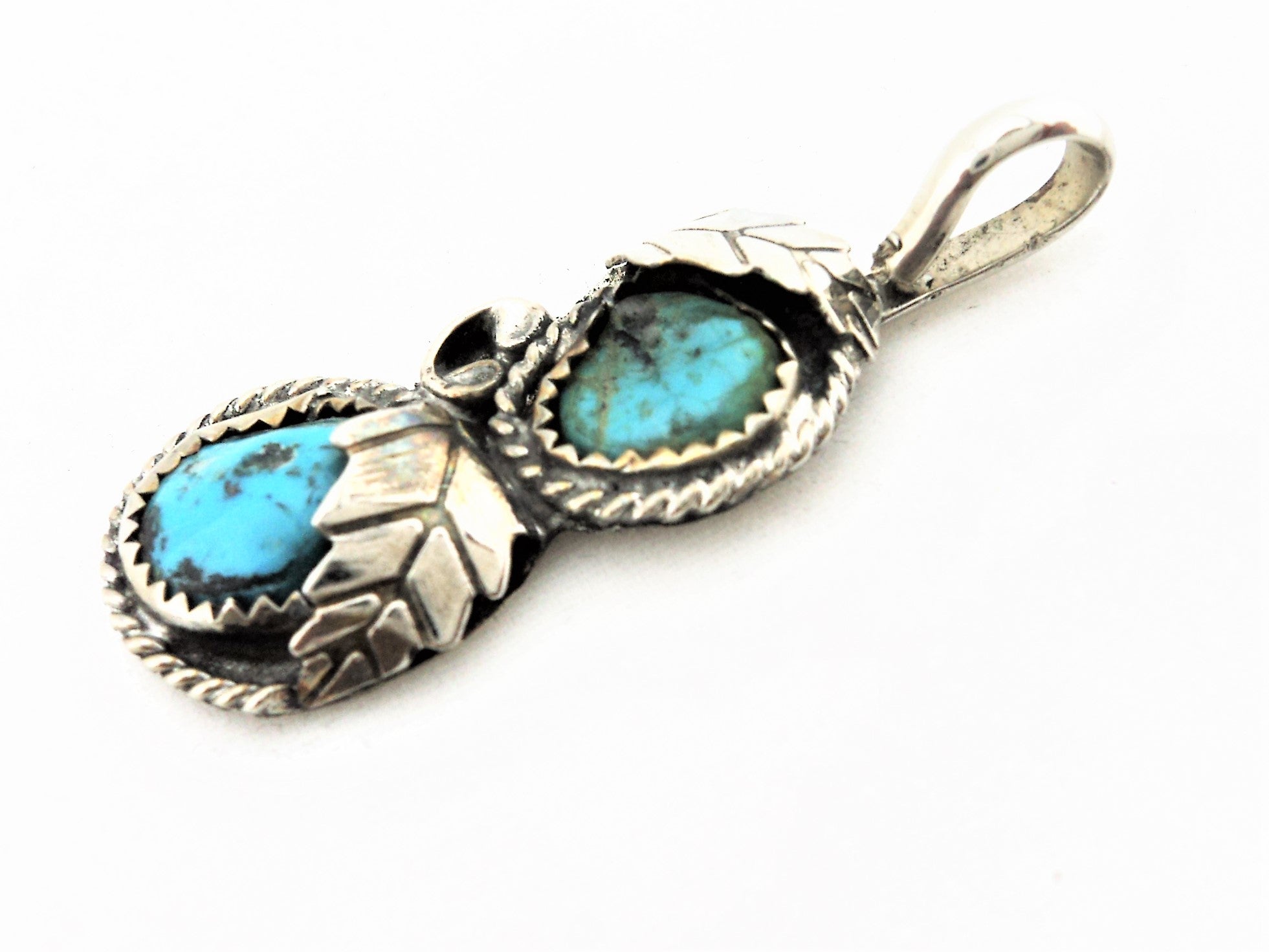 Silver and Turquoise Pendant