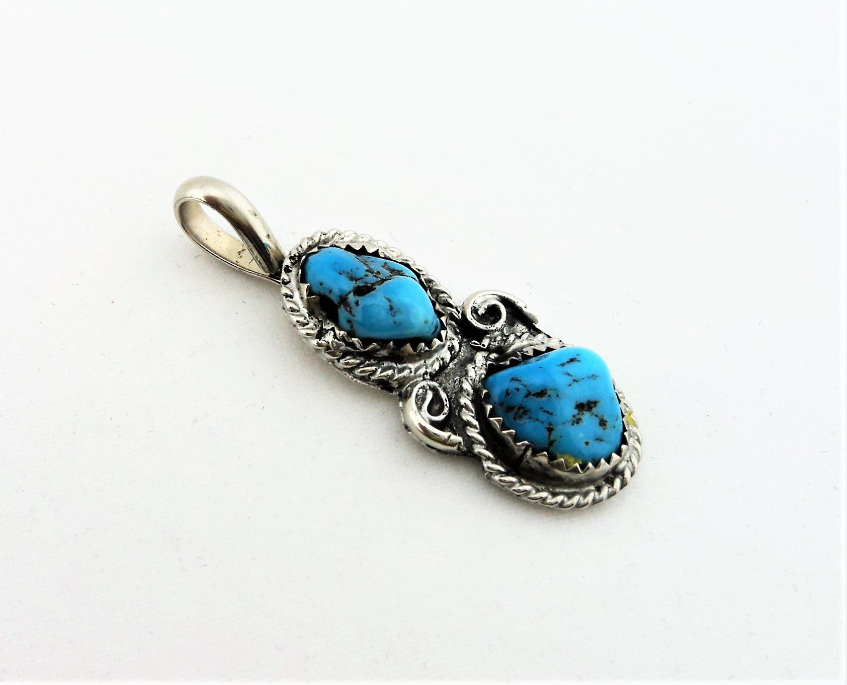 Silver and Turquoise Pendant