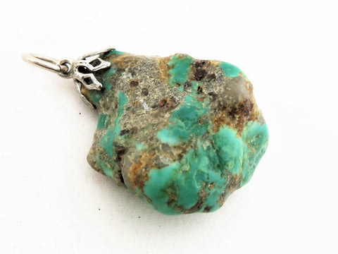 Turquoise Nugget Pendant