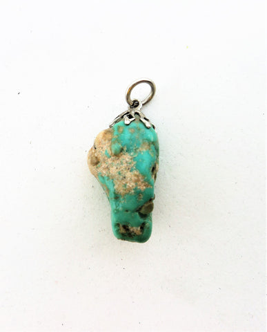 Turquoise Nugget Pendant