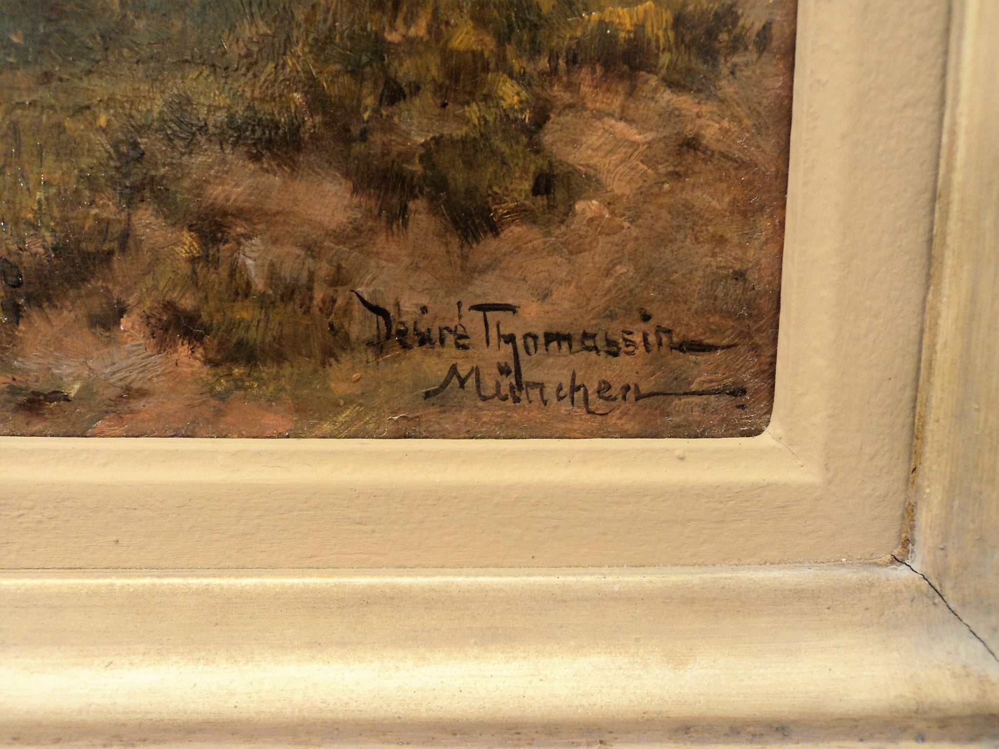 Desiree Thomassin (1858-1926) Oil Painting