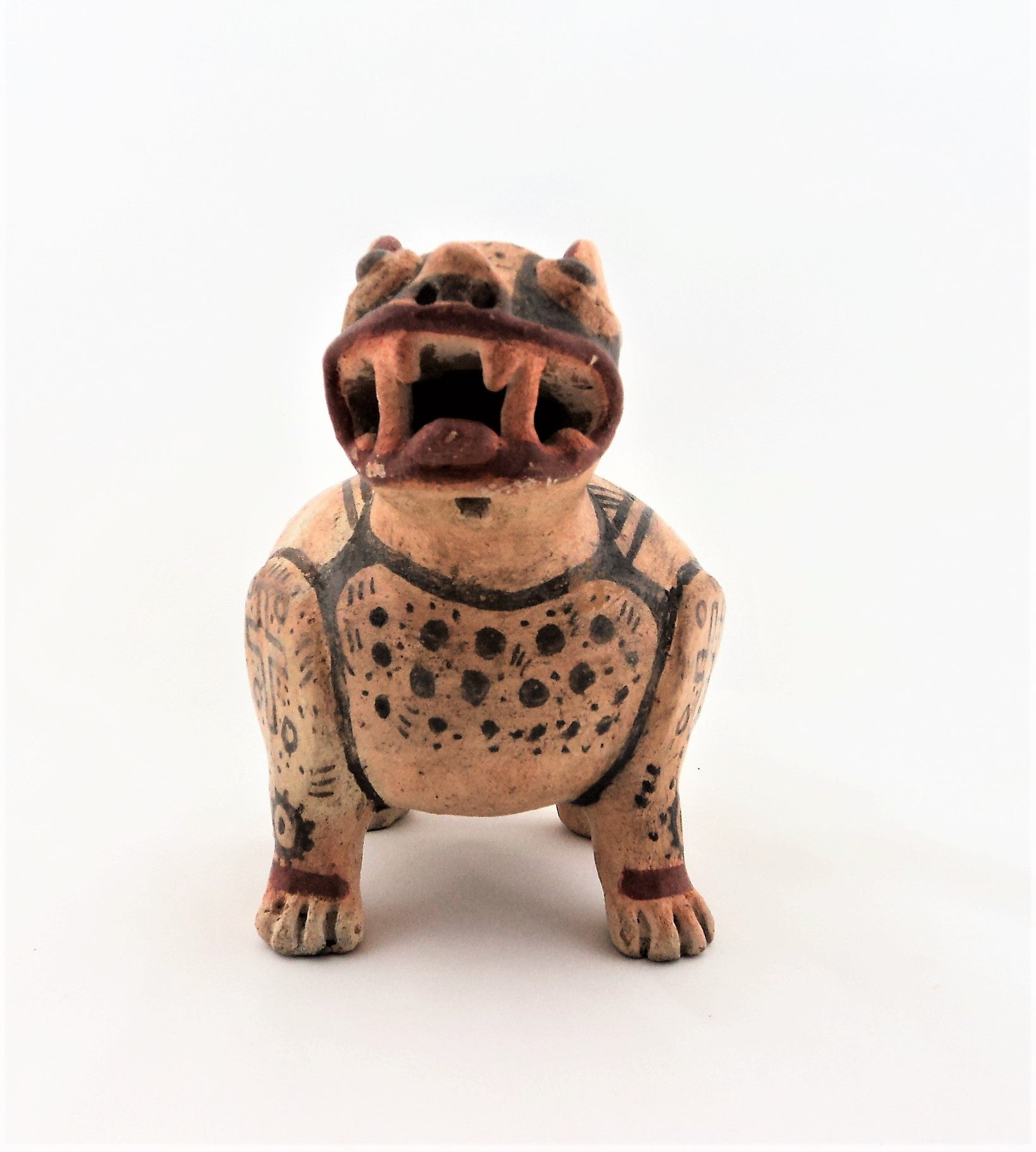 Vintage South American Jaguar Pottery