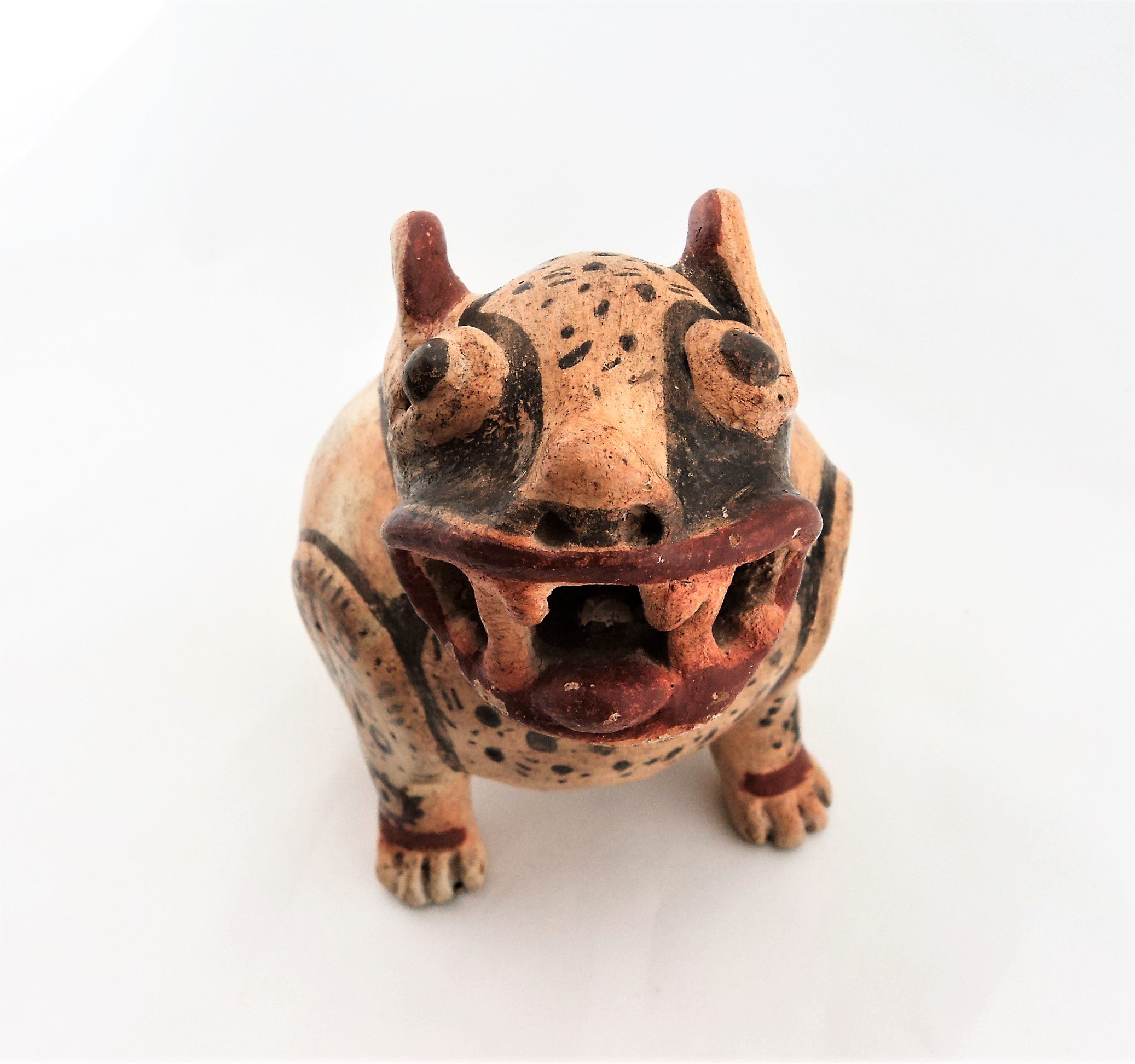 Vintage South American Jaguar Pottery