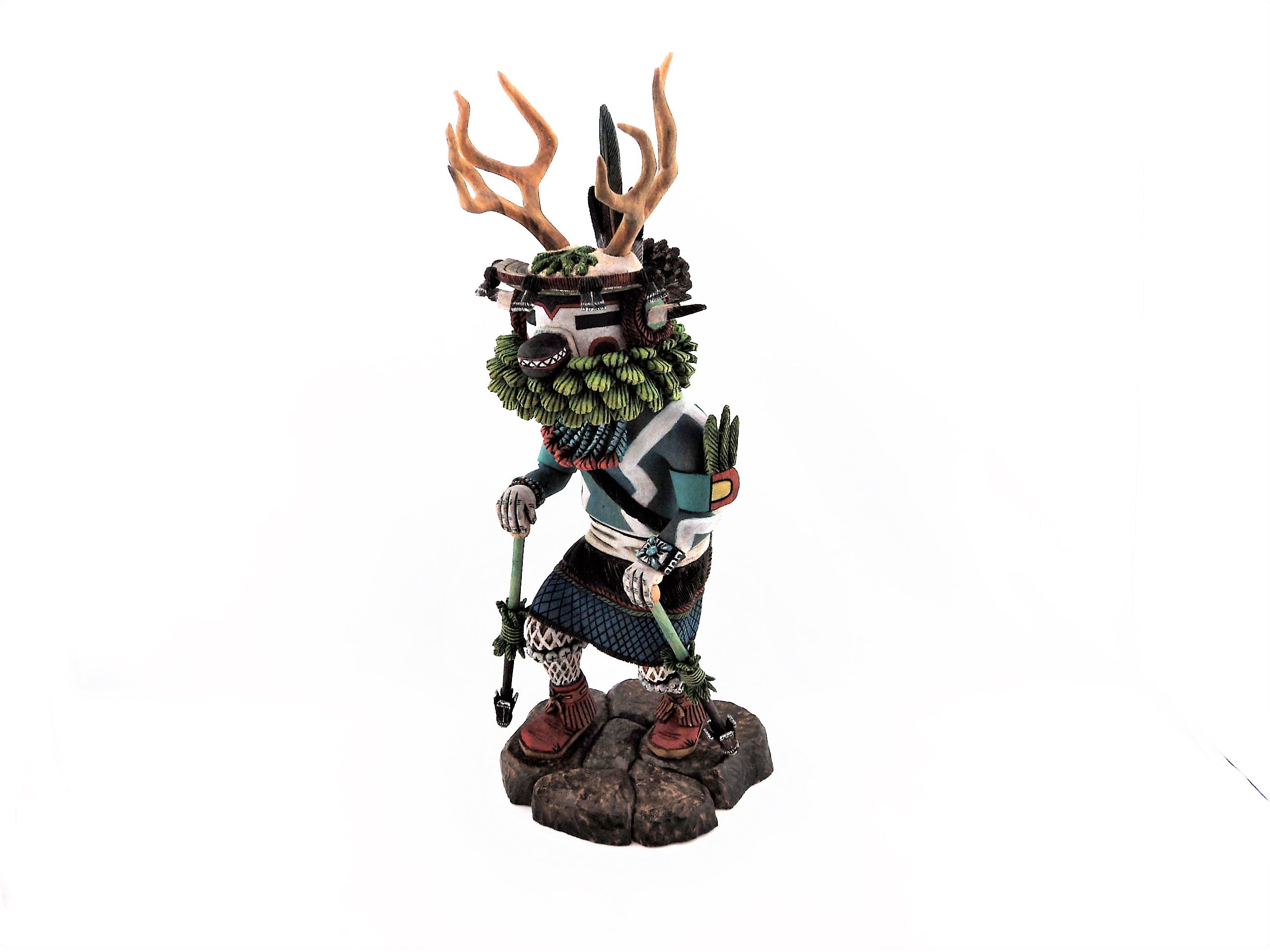 Hopi Deer Katsina by Sam Pahona