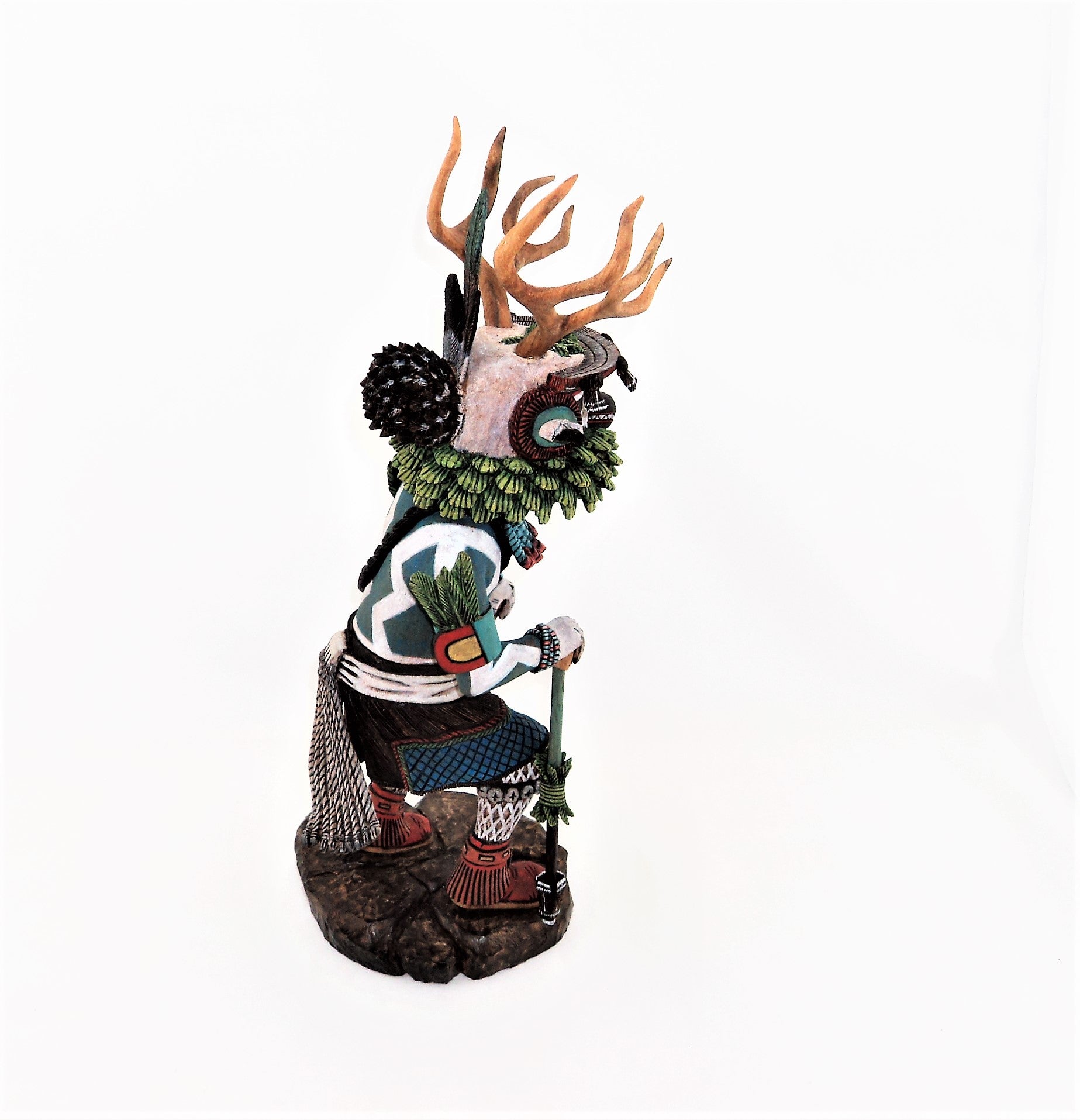 Hopi Deer Katsina by Sam Pahona