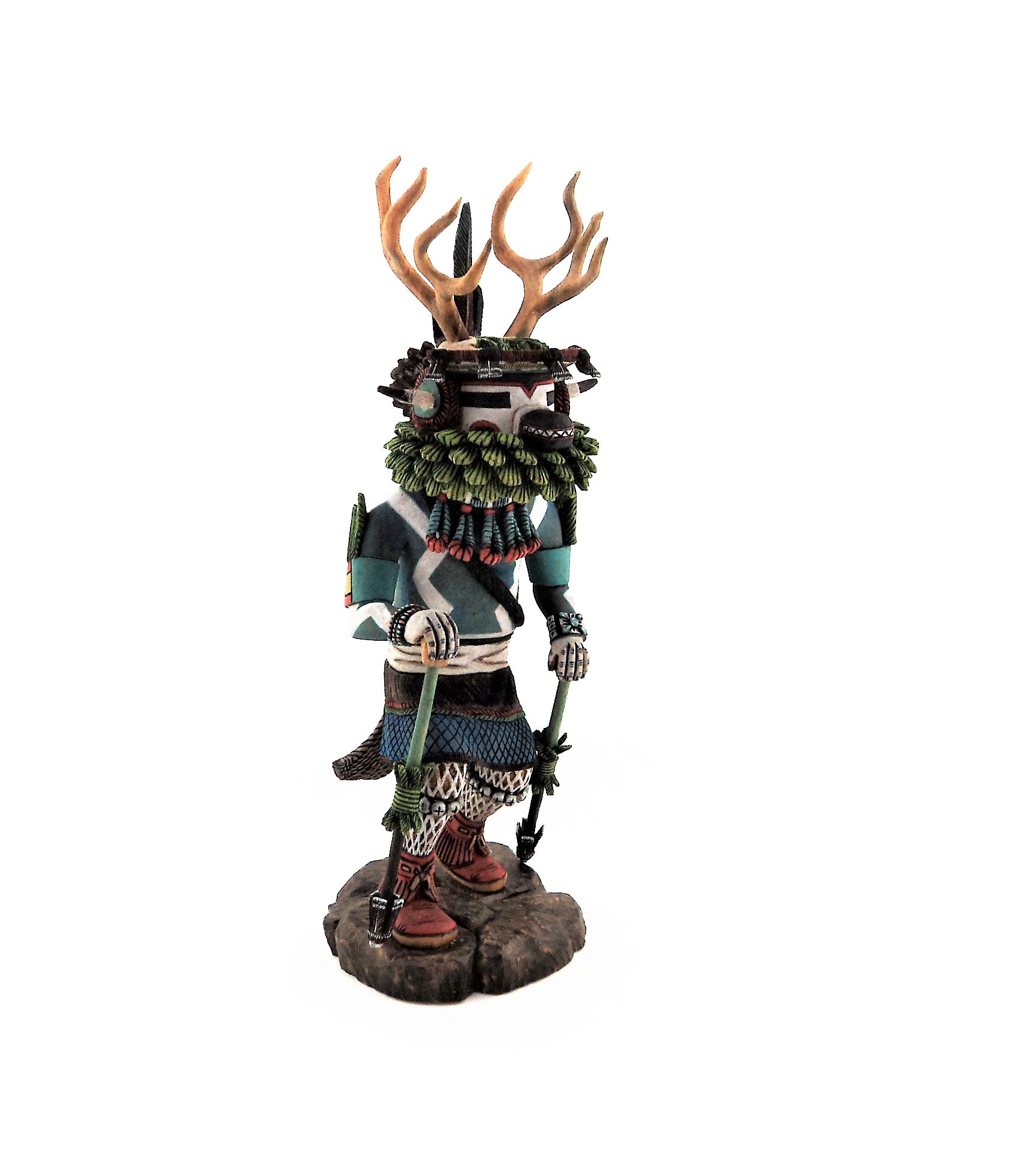 Hopi Deer Katsina by Sam Pahona