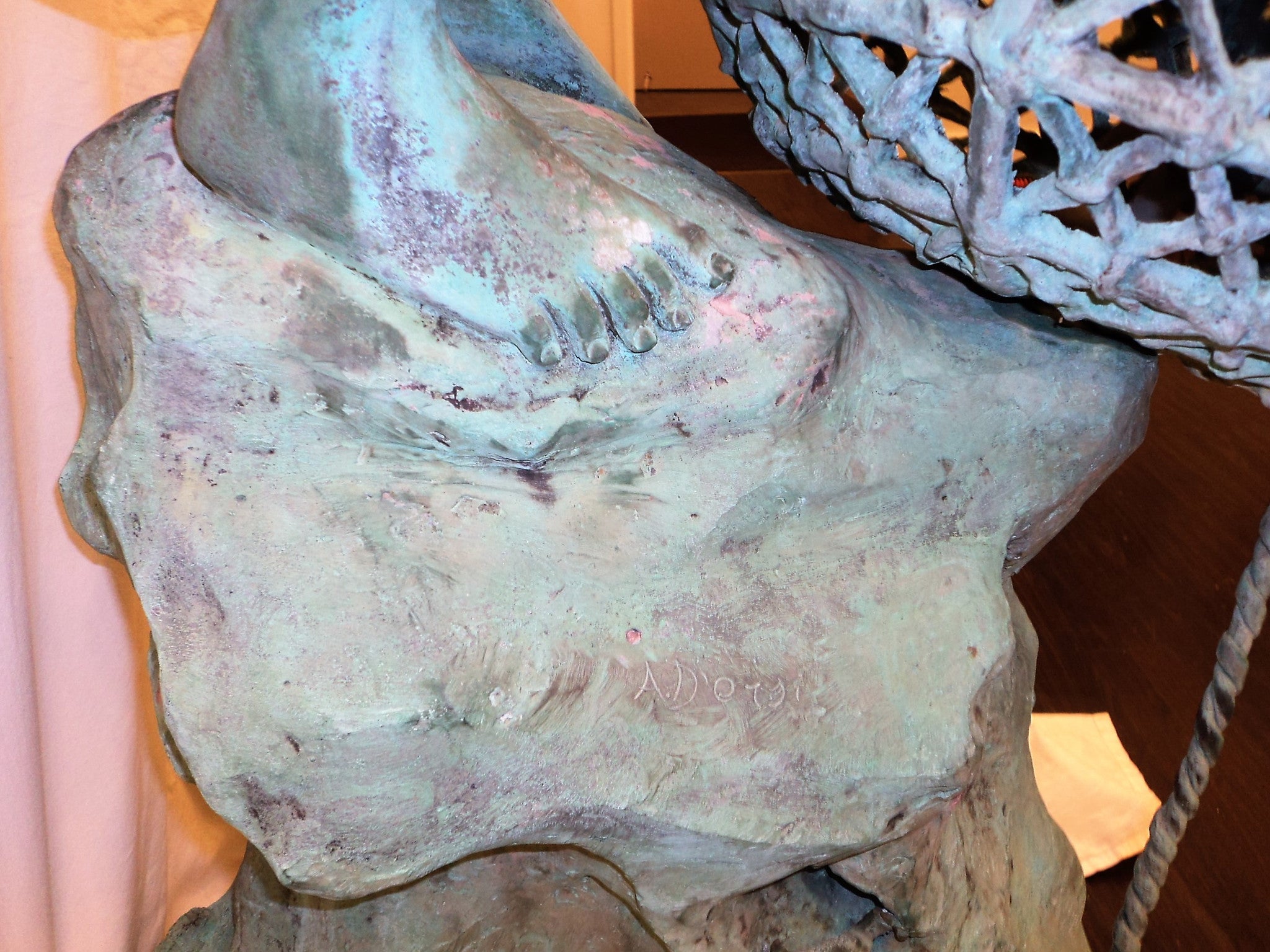 Achille D'Orsi (1845-1922) Zinc Sculpture 