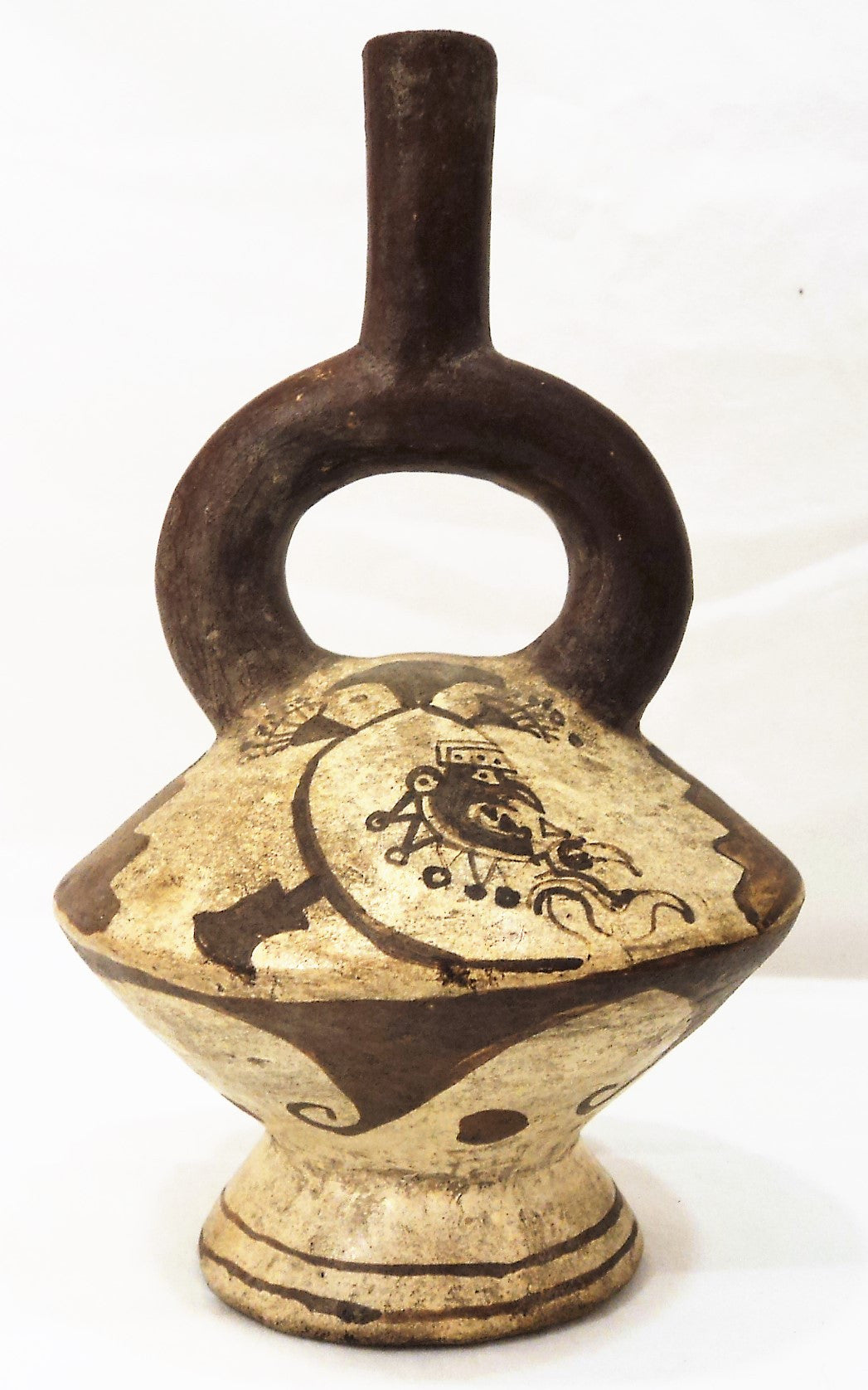 Antique Peruvian Clay Vessel