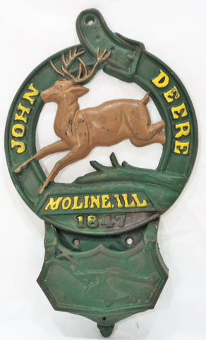 Vintage Cast Iron John Deer Letter Slip