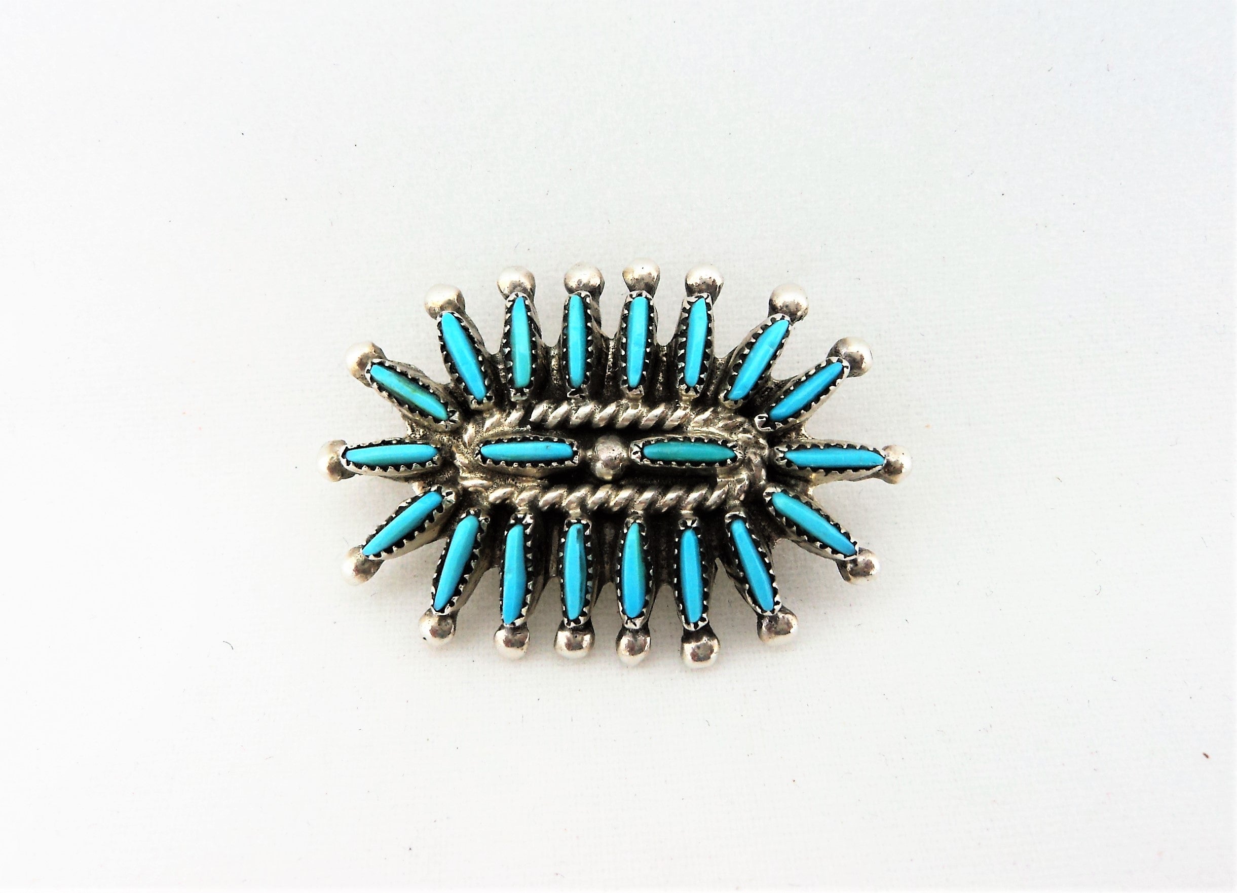 Zuni Needlepoint Pendant Pin