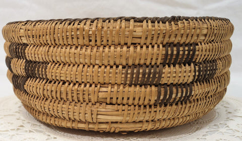 Pima Hand Woven Coil Basket 1890s