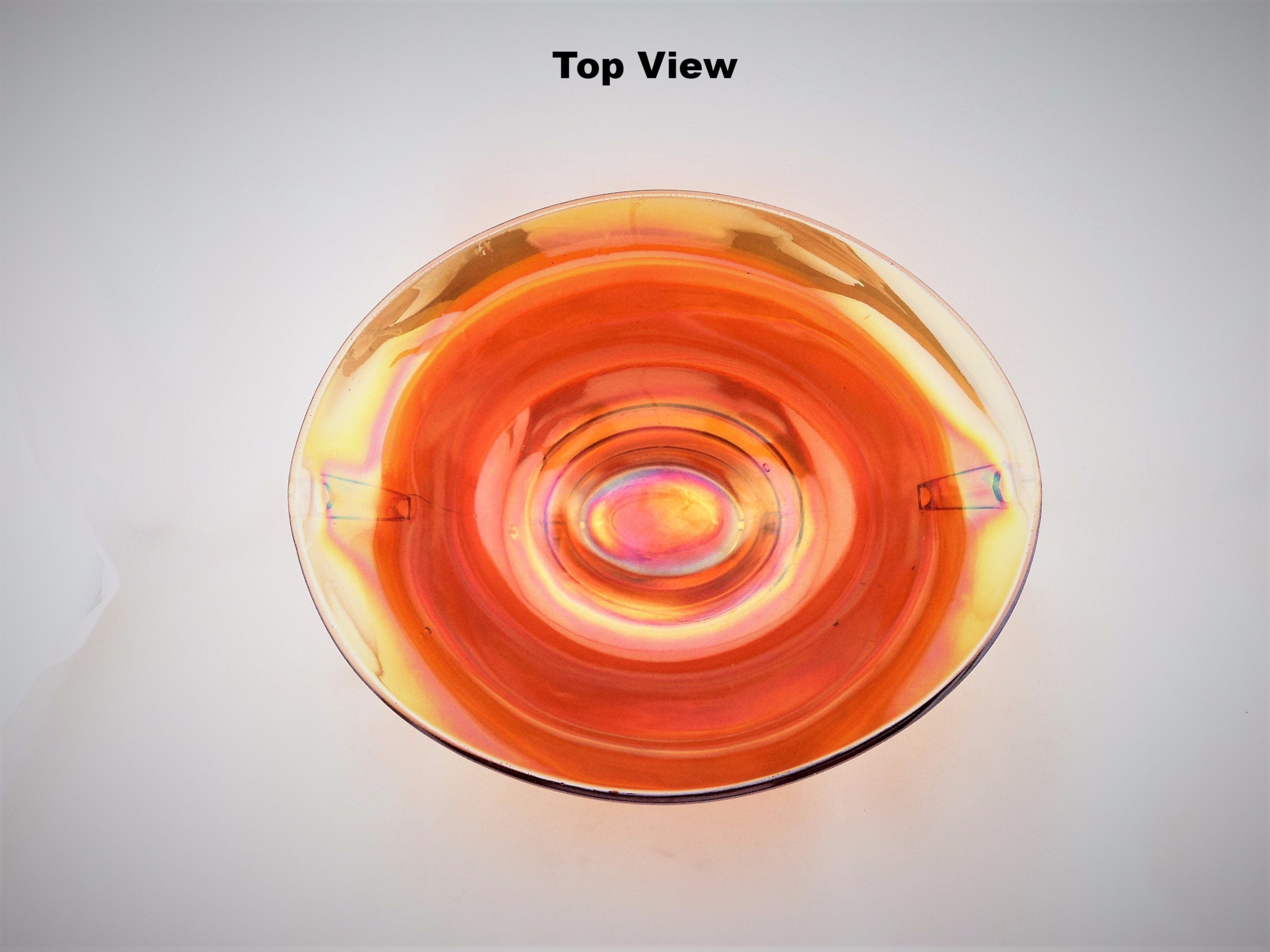 1920s Imperial Carnival Glass Double Scroll  Bowl