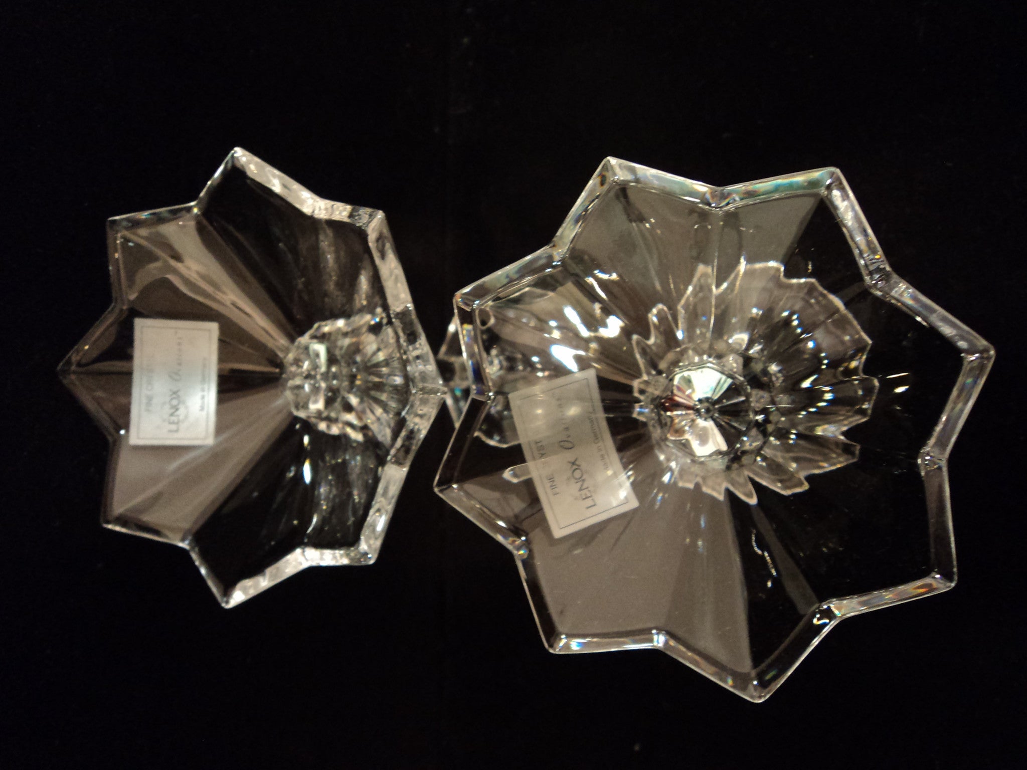 Lenox Crystal Candlesticks
